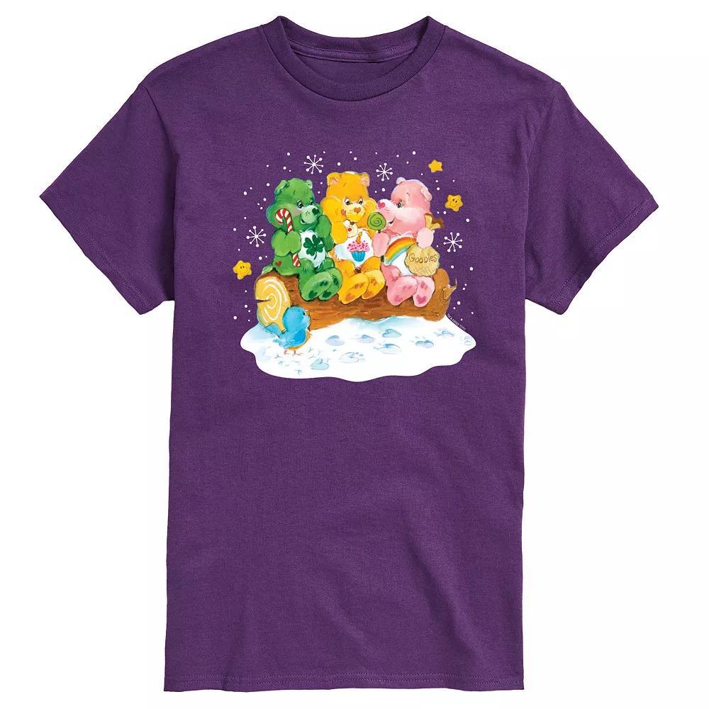 Mens Care Bears Retro Winter Graphic Tee Product Image