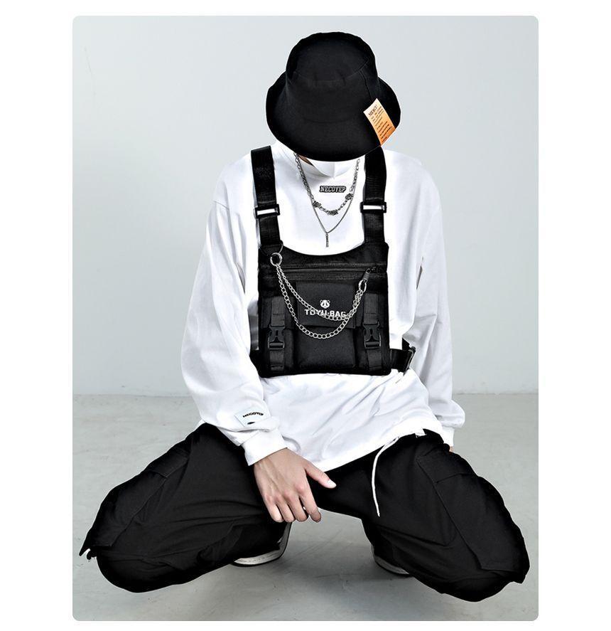 Snap Buckle Chest Rig Belt Bag Product Image