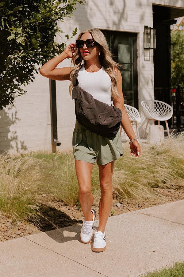 Not Your Basic Ribbed Top In White Product Image