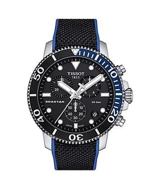 Tissot Mens Seastar 1000 Quartz Chronograph Grey Strap Watch Product Image