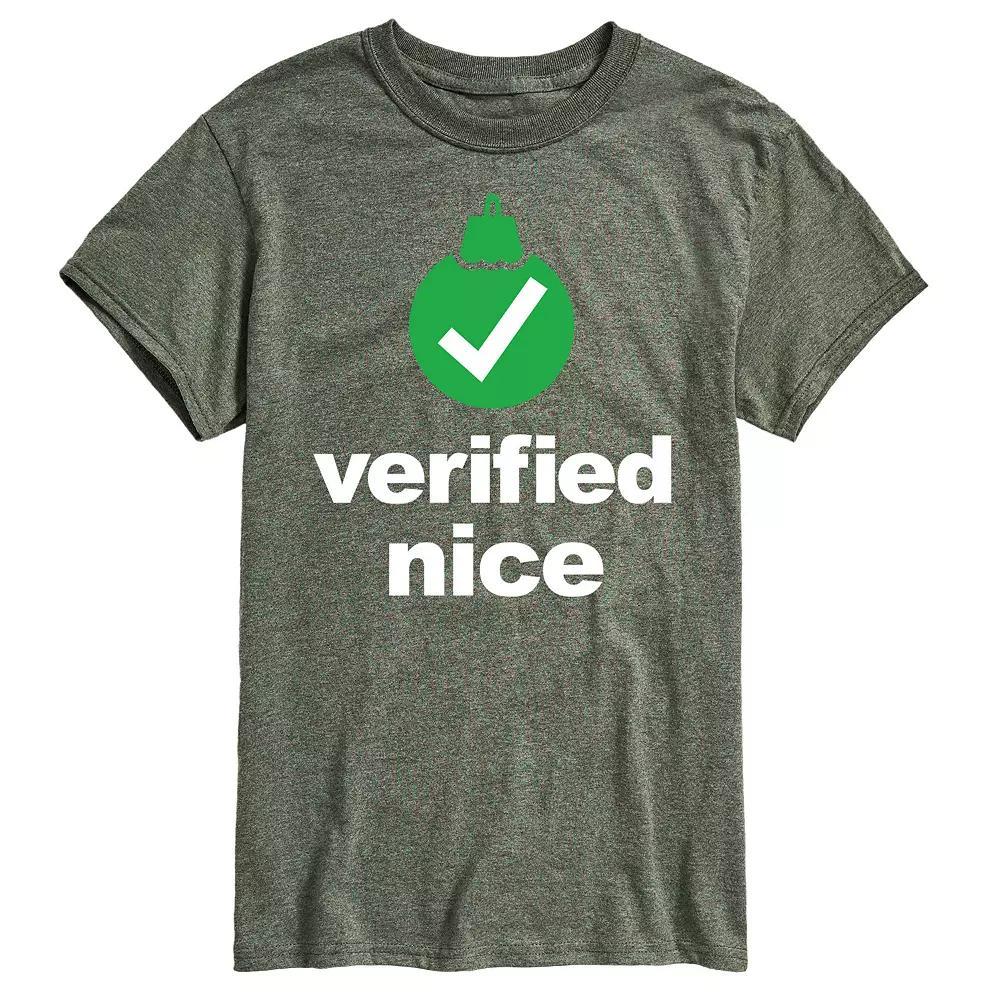 Big & Tall Verified Nice Graphic Tee, Men's,  Product Image