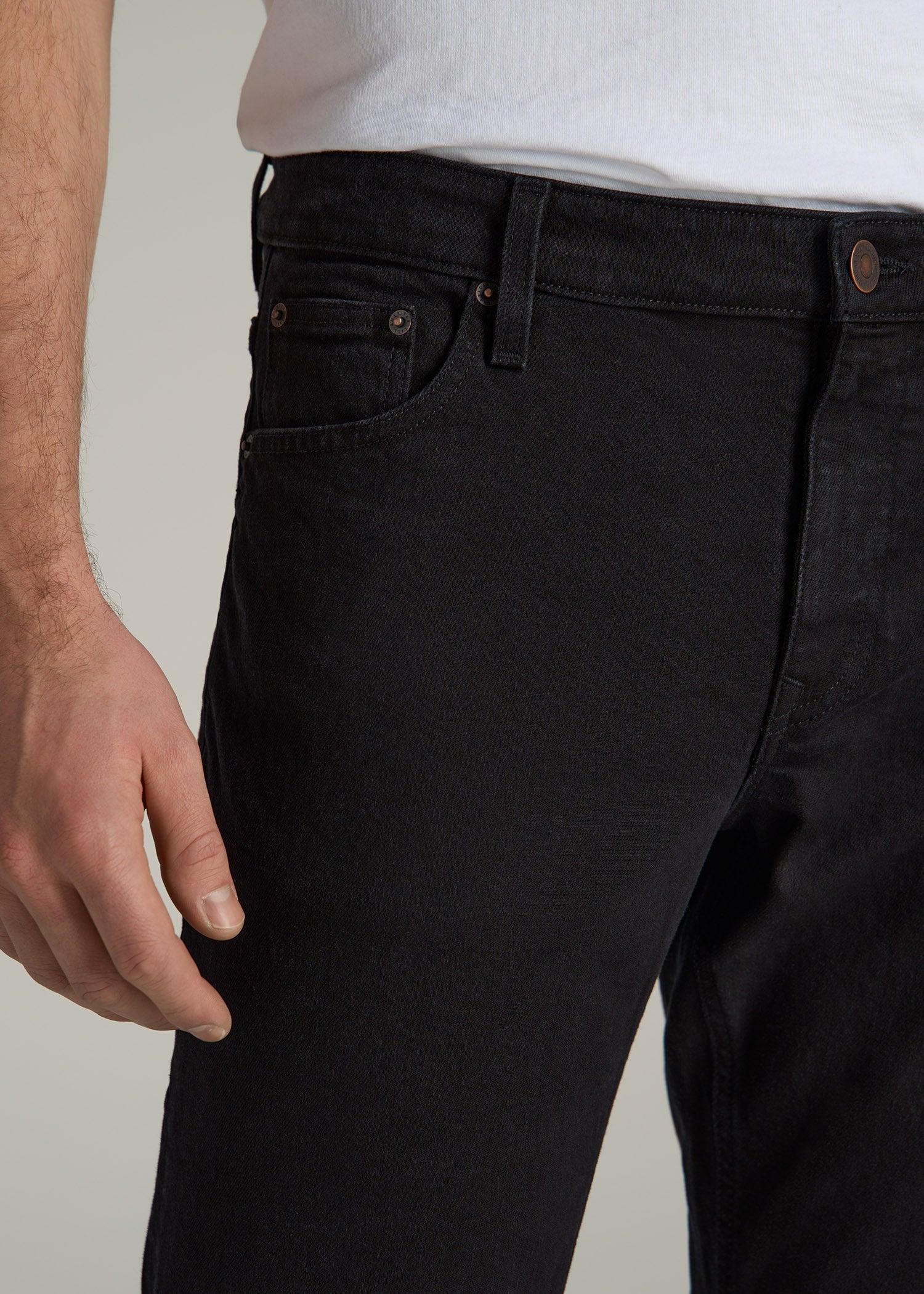Americana Collection Carman Tapered Fit Jeans For Tall Men in Lark Black Male Product Image