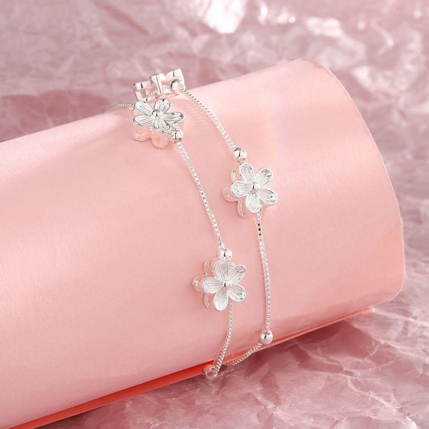 Flower Layered Bracelet Product Image