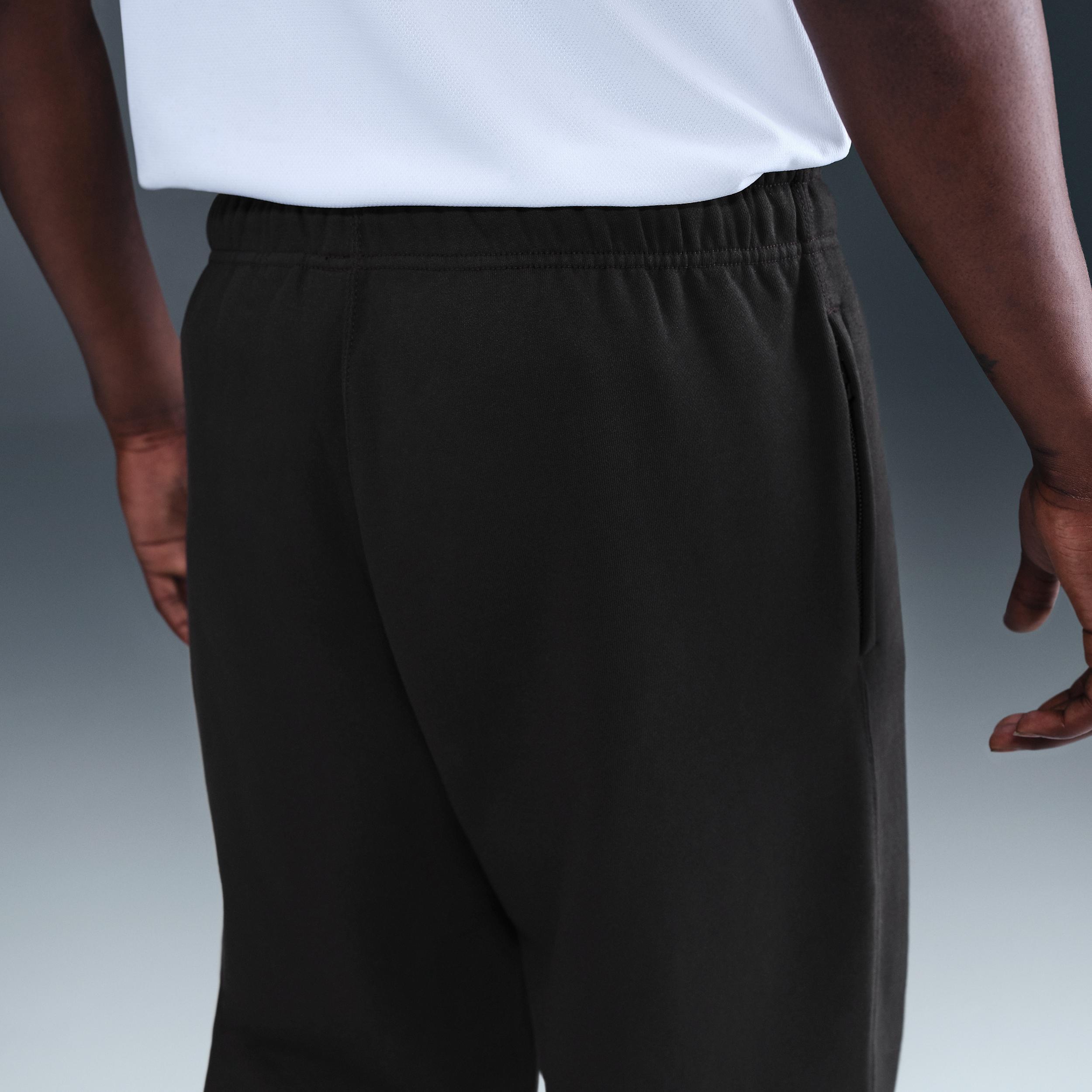 Nike Mens Solo Swoosh Fleece Open-Hem Pants | HV1090-010 Product Image