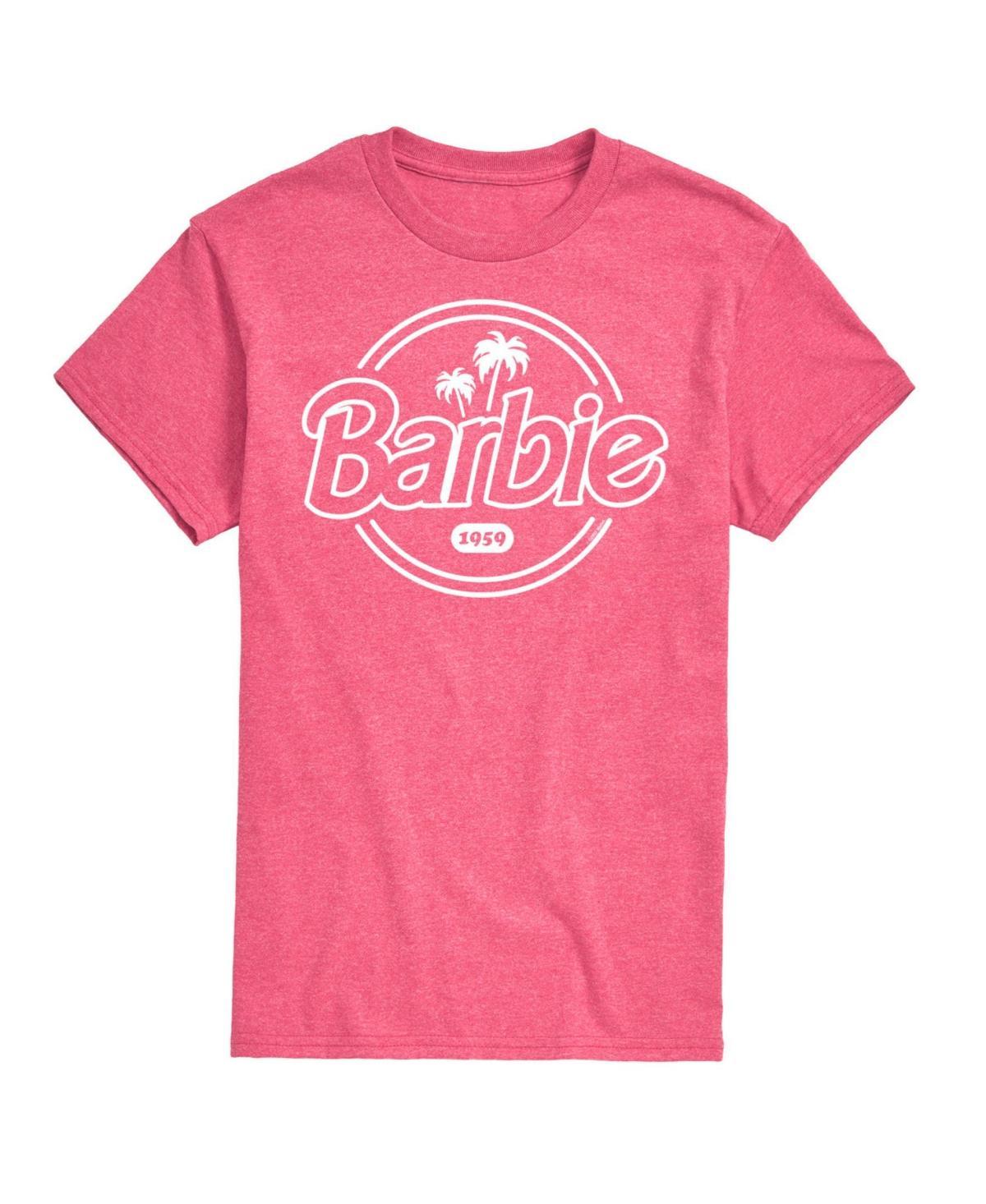 Big & Tall Barbie Logo House Stacked Graphic Tee, Mens Product Image