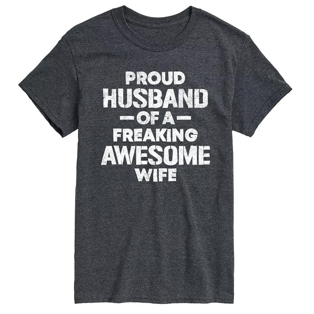 Men's Proud Husband Graphic Tee,  Product Image