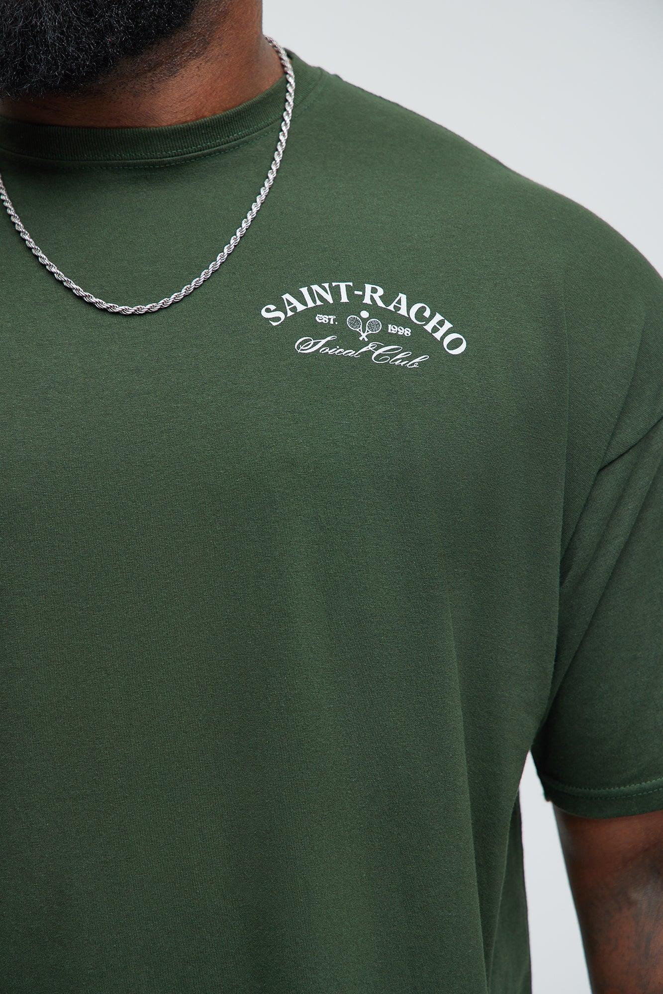 Saint Racho Social Club Short Sleeve Tee - Green Product Image