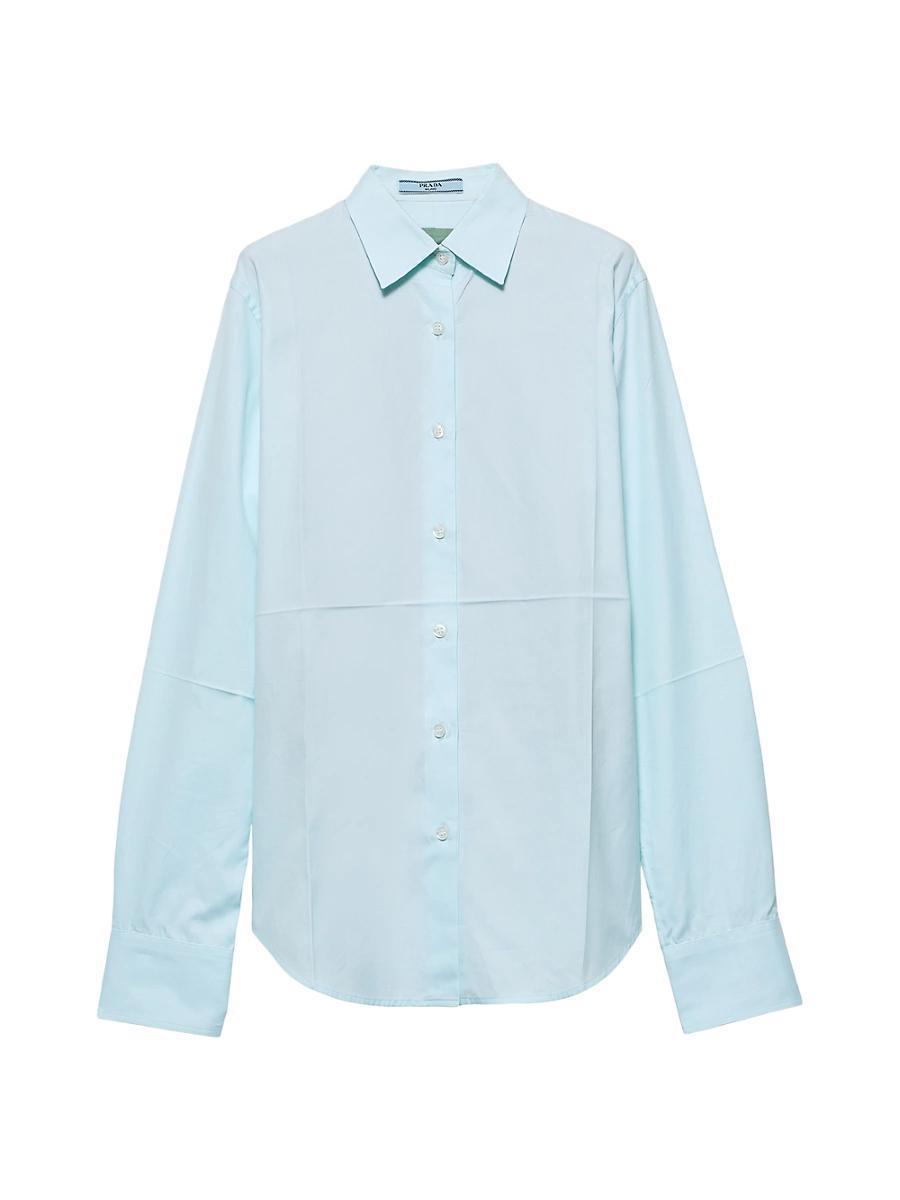 Womens Oxford Cotton Shirt Product Image