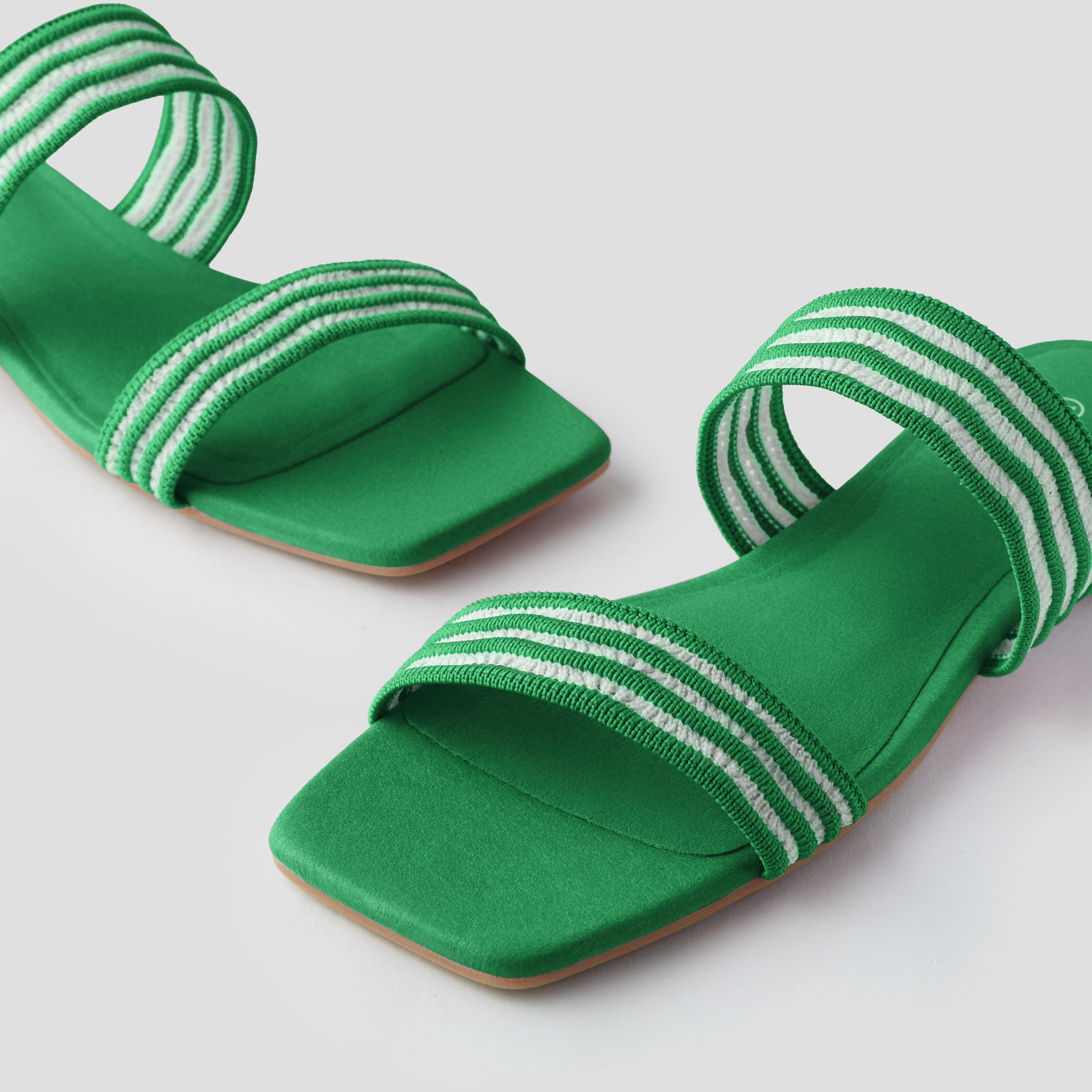 Square-Toe Slide Sandal (Maya) Product Image