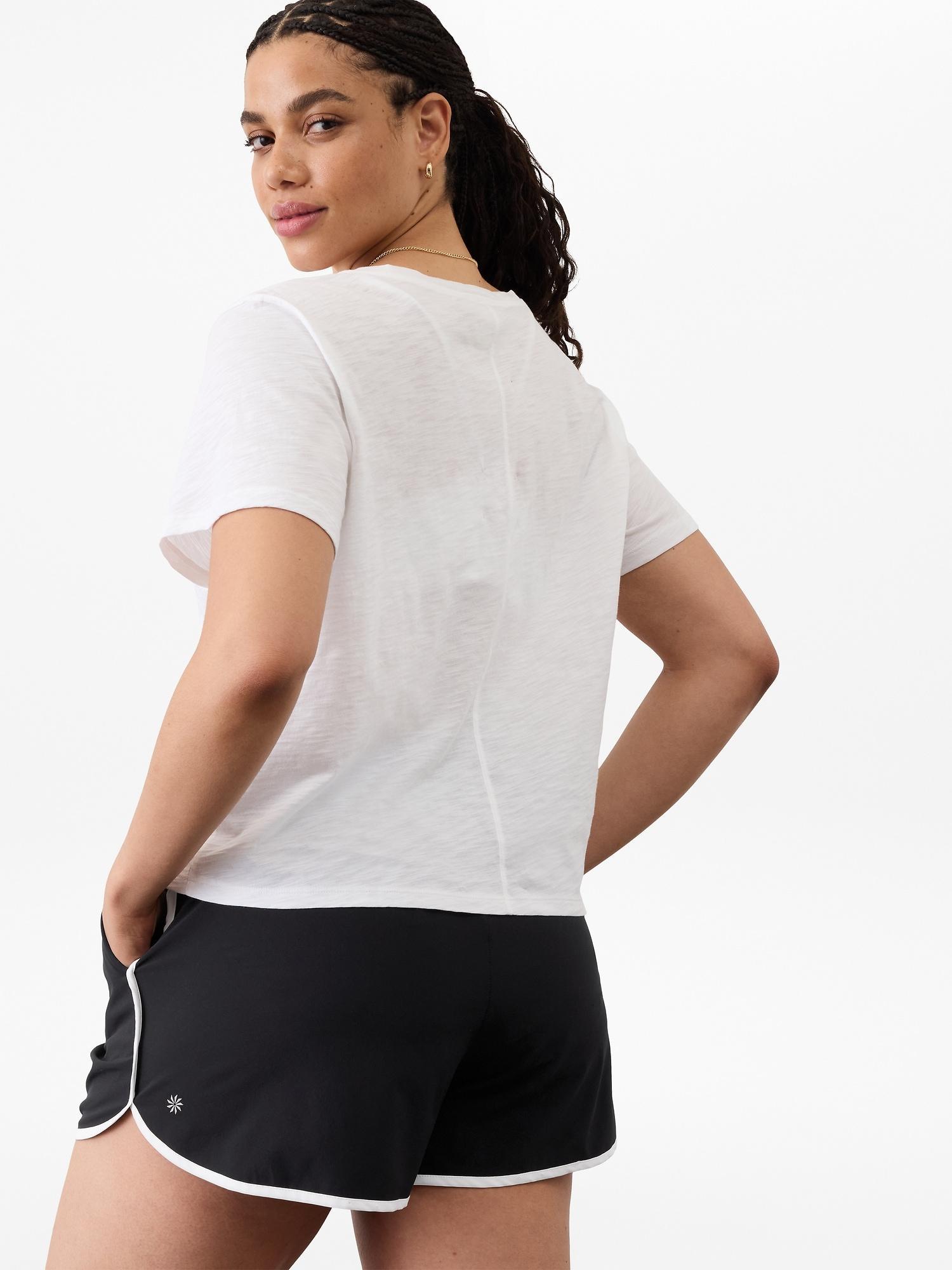 Essential Slub V-Neck Tee Product Image