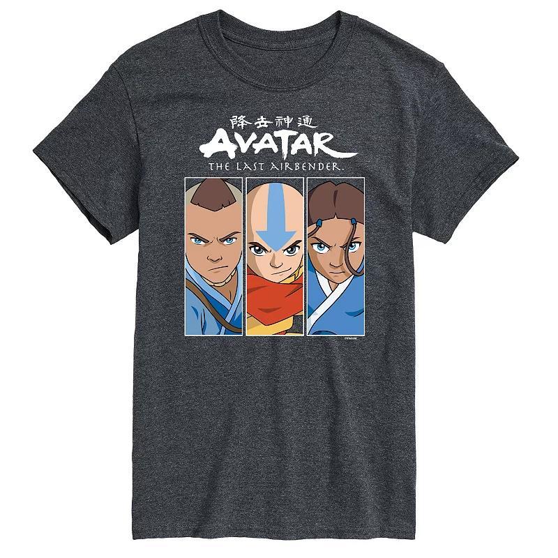 Big & Tall Avatar The Last Airbender Characters Graphic Tee, Men's, Size: 4XL Tall, Blue Product Image