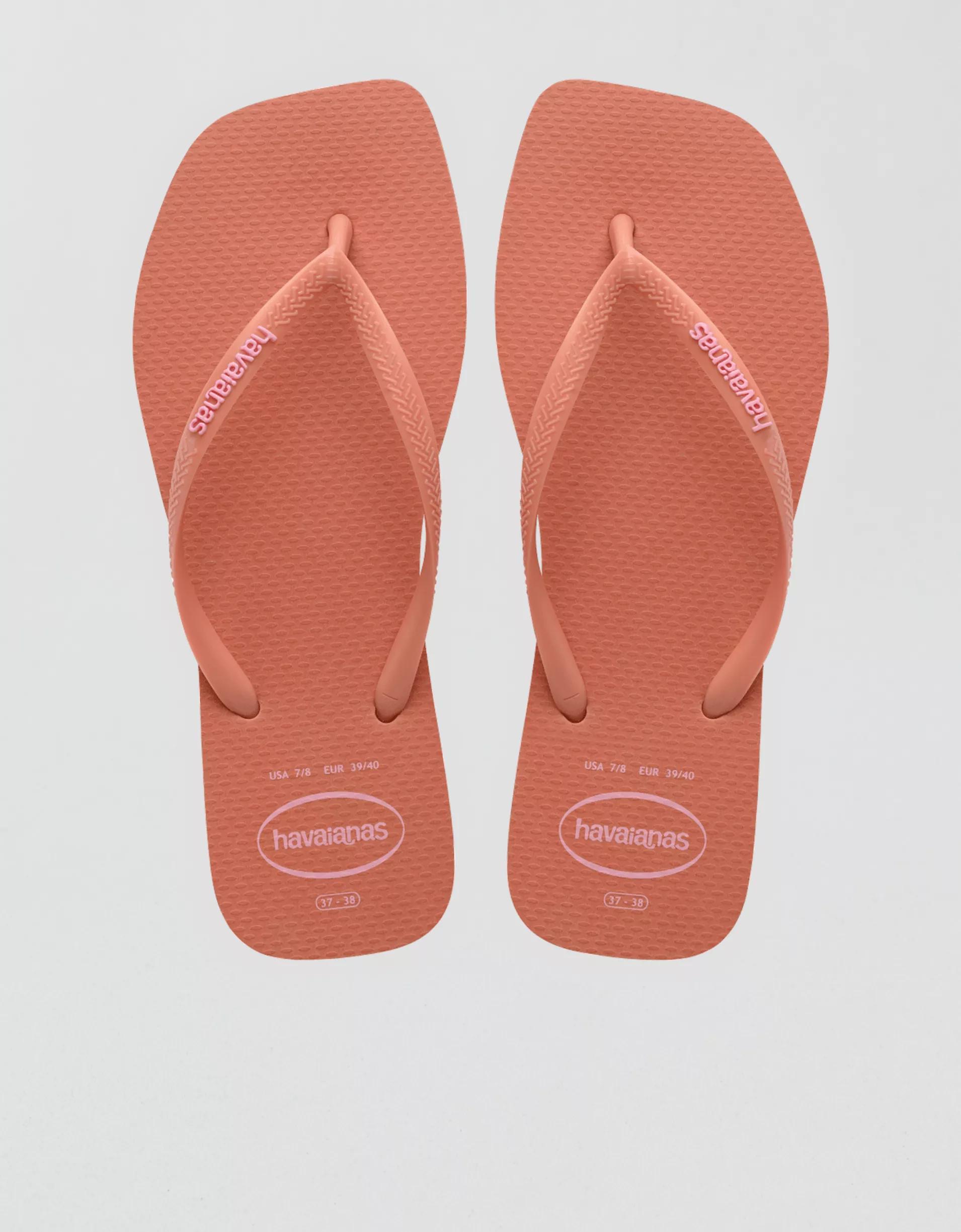 Havaianas Women's Slim Square Logo Pop Up Flip Flops Product Image