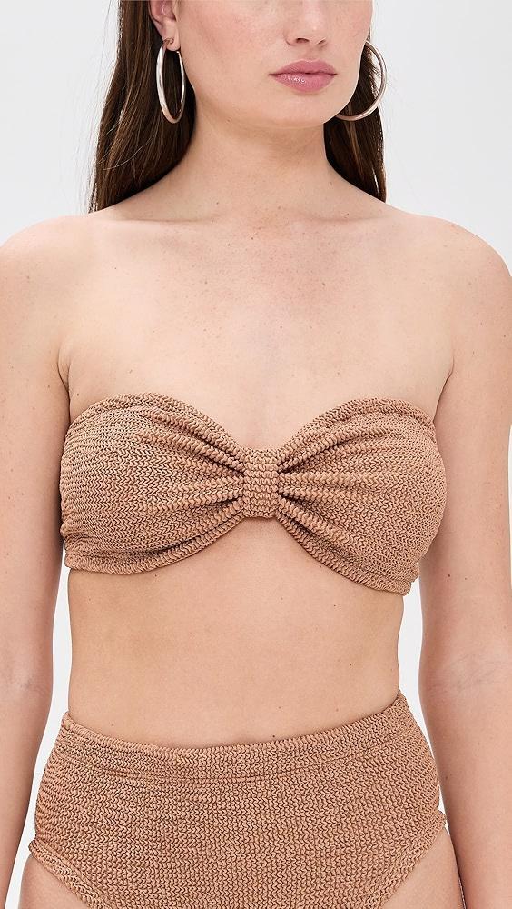 Hunza G Jean Bikini Top | Shopbop Product Image