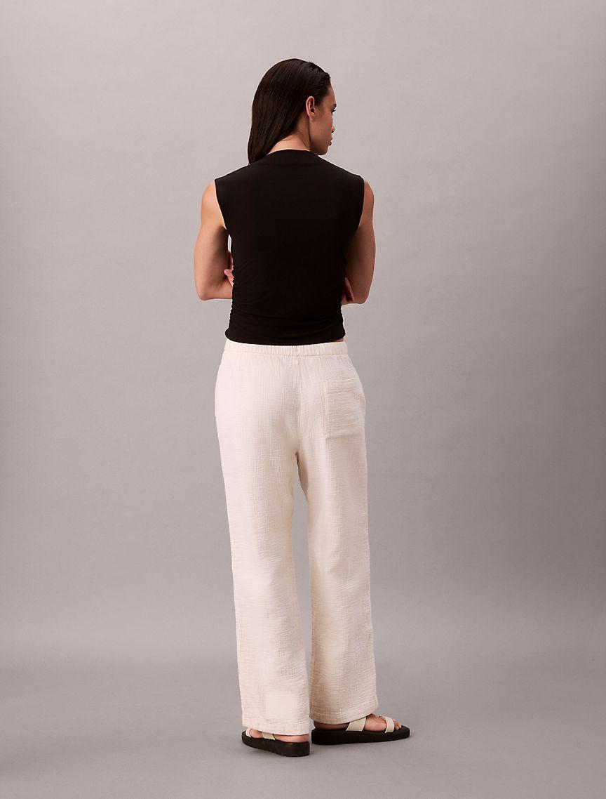 Double Gauze Pull-On Pants Product Image