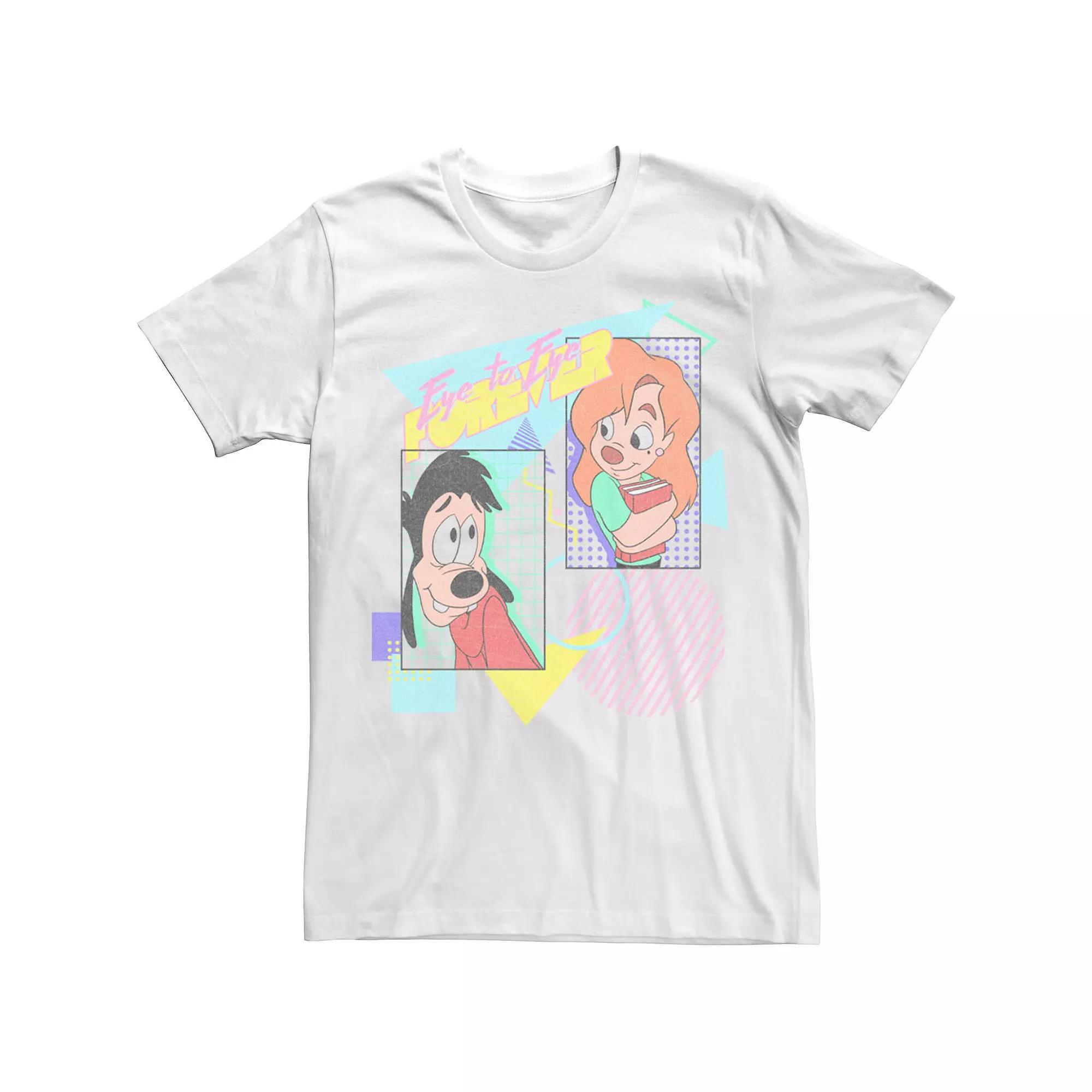Men's A Goofy Movie Eye To Eye 80's Poster Tee,  Product Image