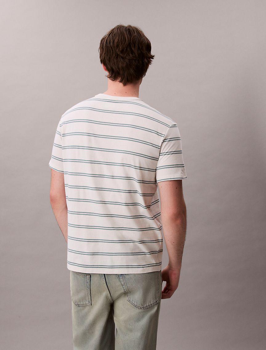 Liquid Touch Stripe Crewneck T-Shirt Product Image