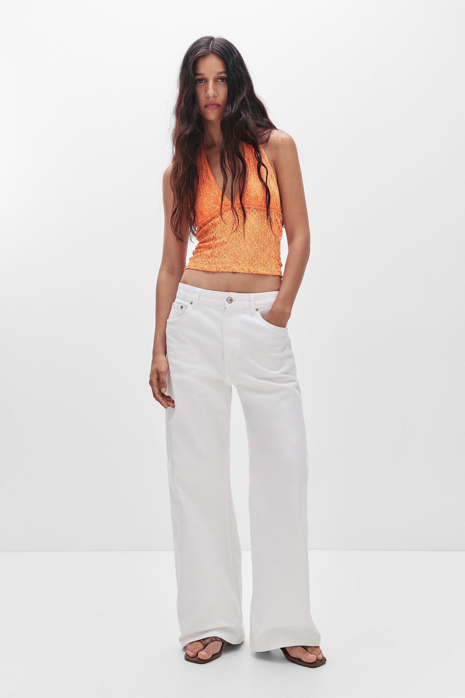 Lace halter top Product Image