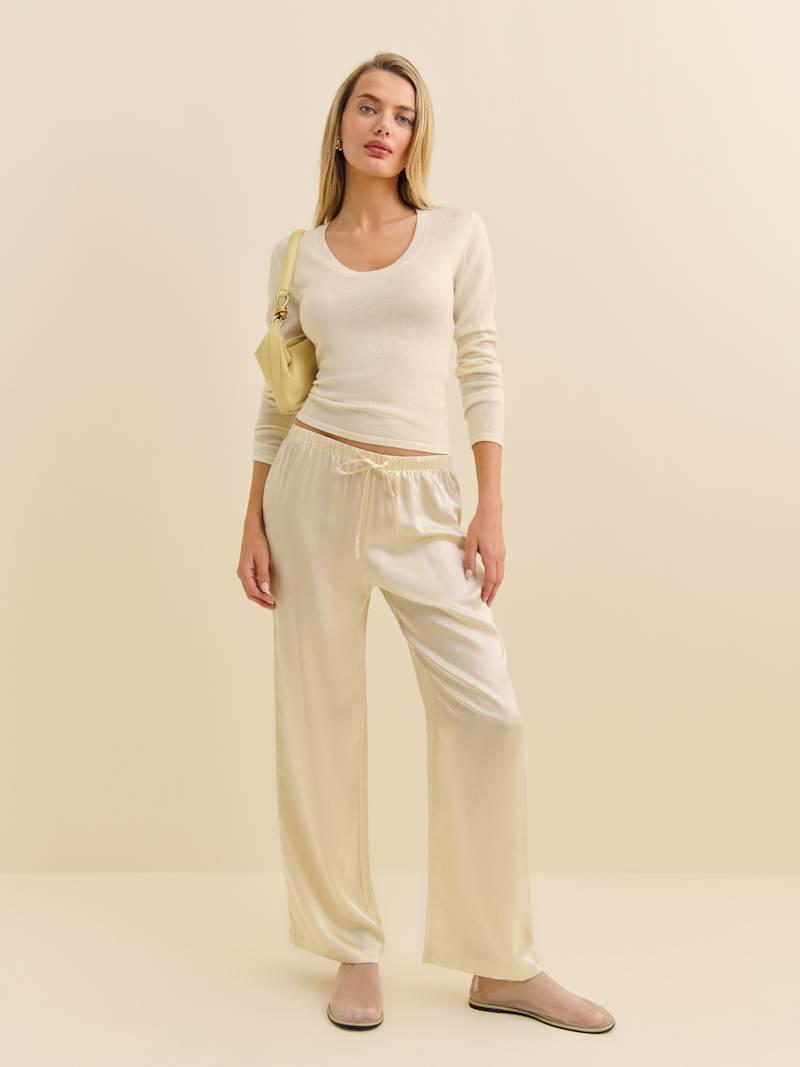 Olina Silk Pant Product Image