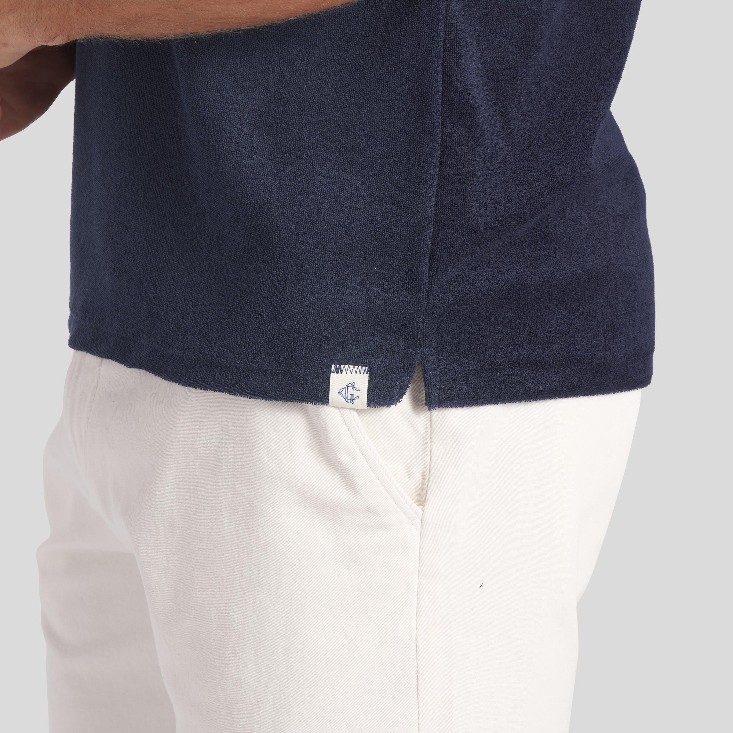 Riviera Terry Polo - Midnight Navy Product Image