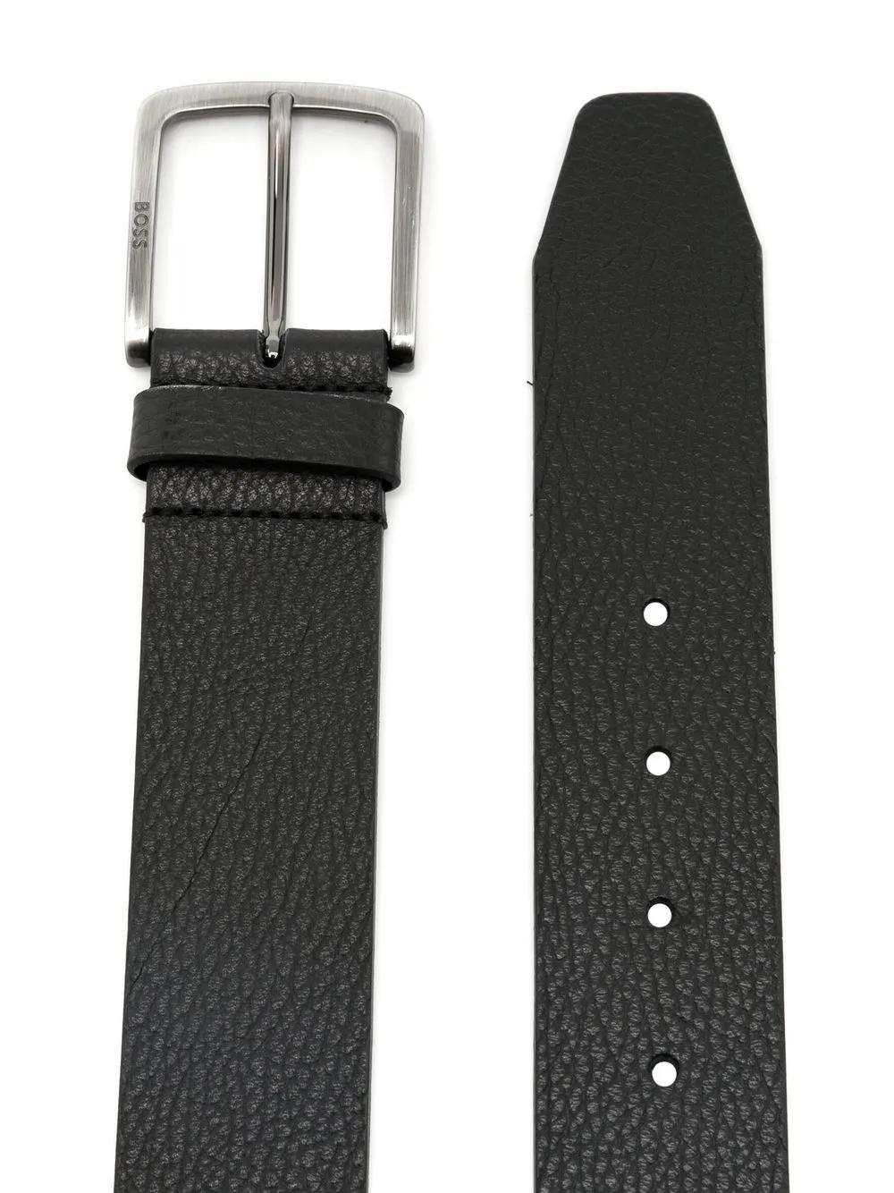 HUGO BOSS Logo Buckle Belt In Black Product Image