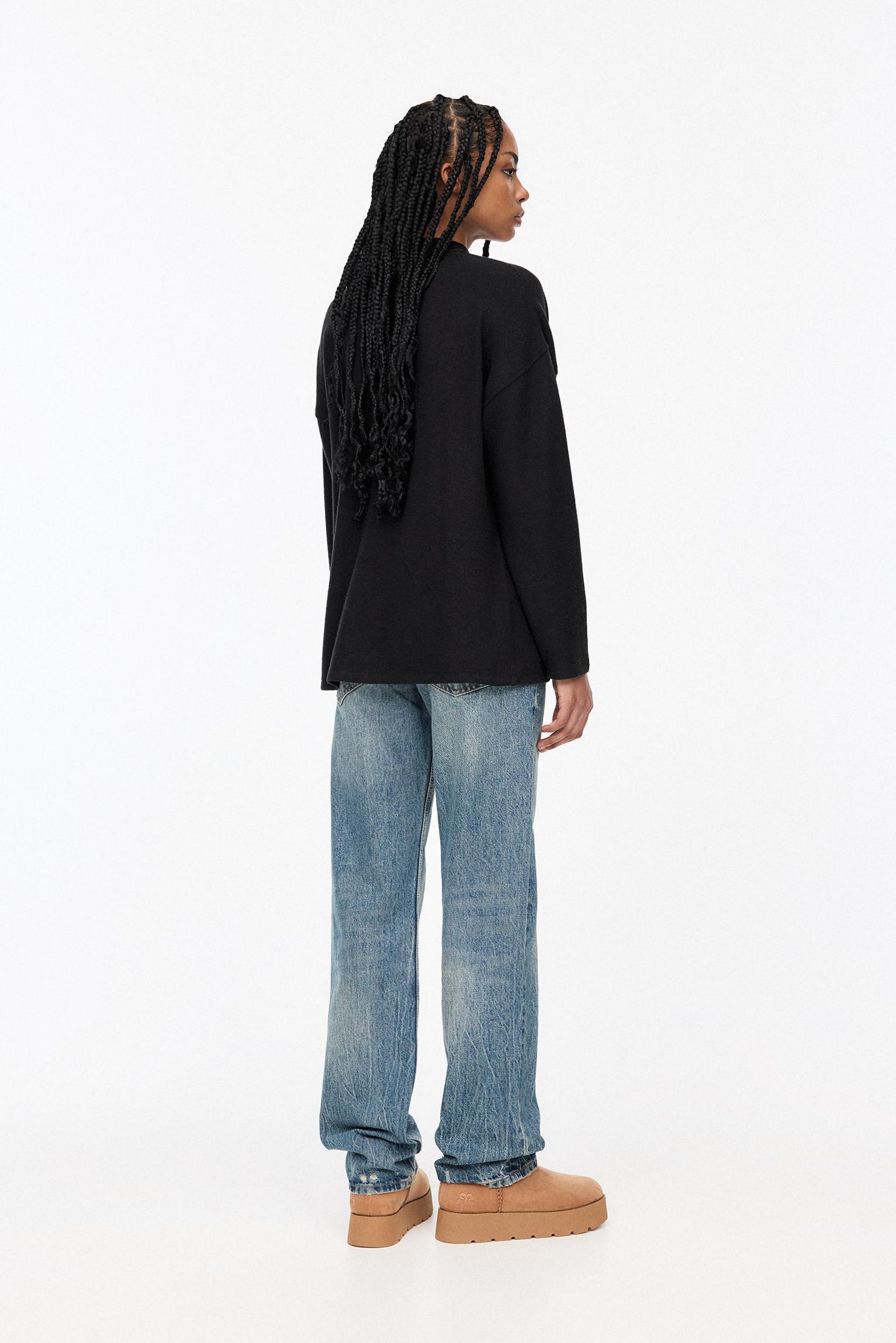 Soft touch high neck sweater Product Image