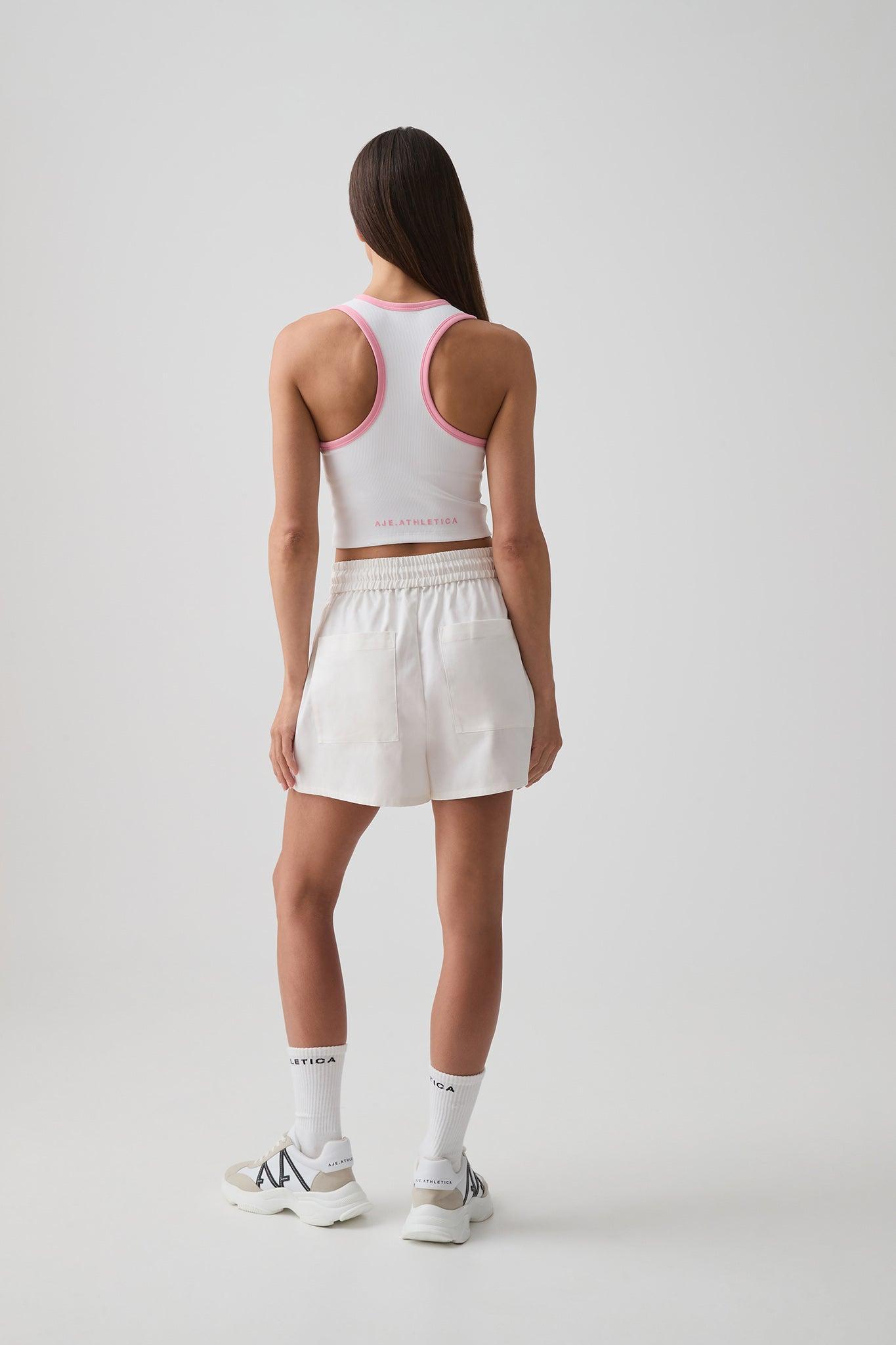 Cropped Open Knit Tank 106 Product Image