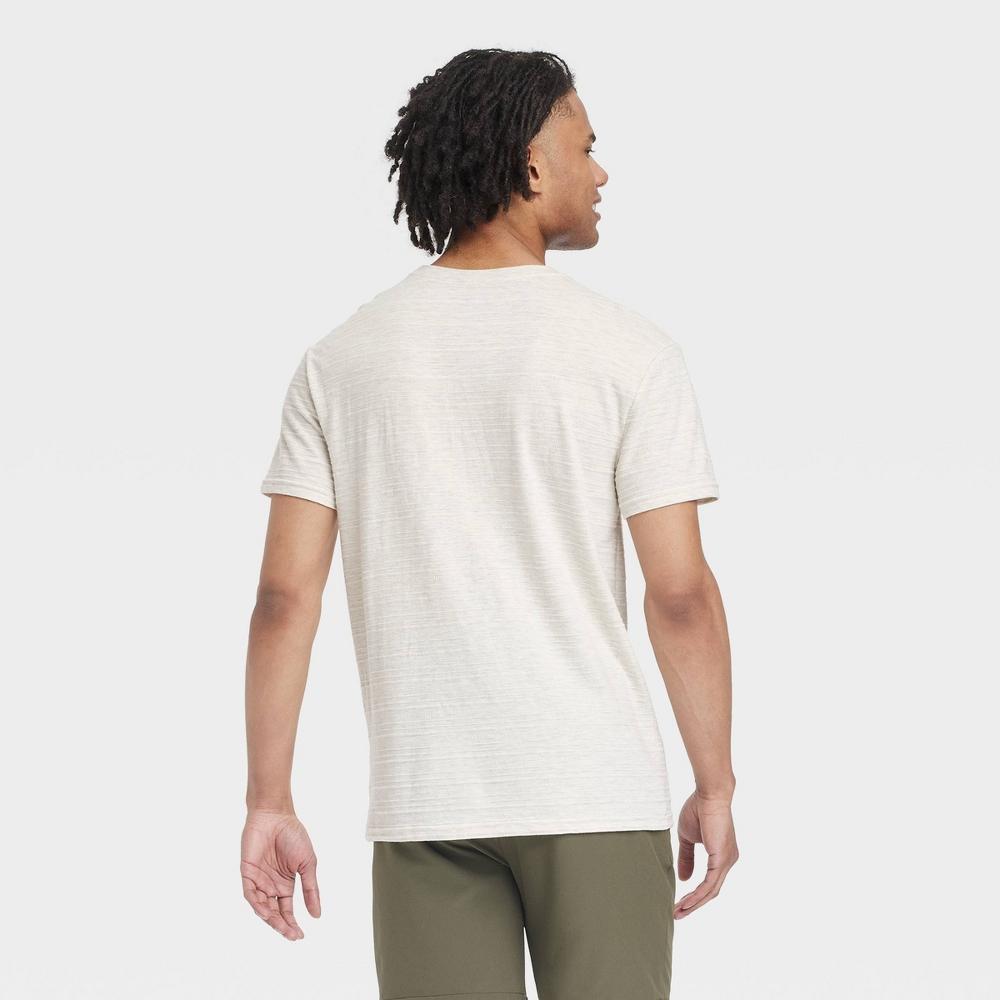 Mens Short Sleeve T-Shirt - Goodfellow & Co Oatmeal Product Image