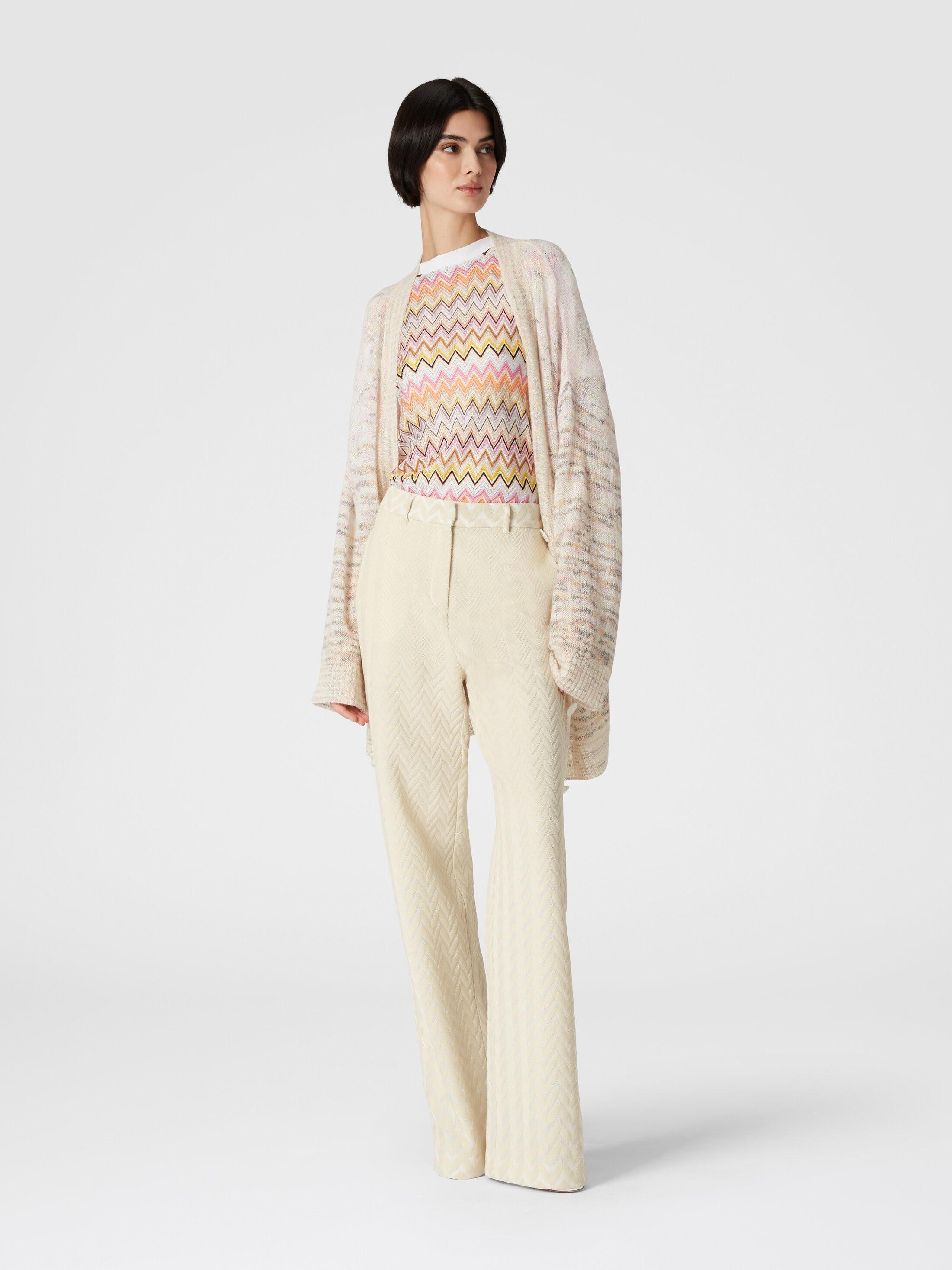 Oversized viscose, alpaca and wool cardigan Product Image