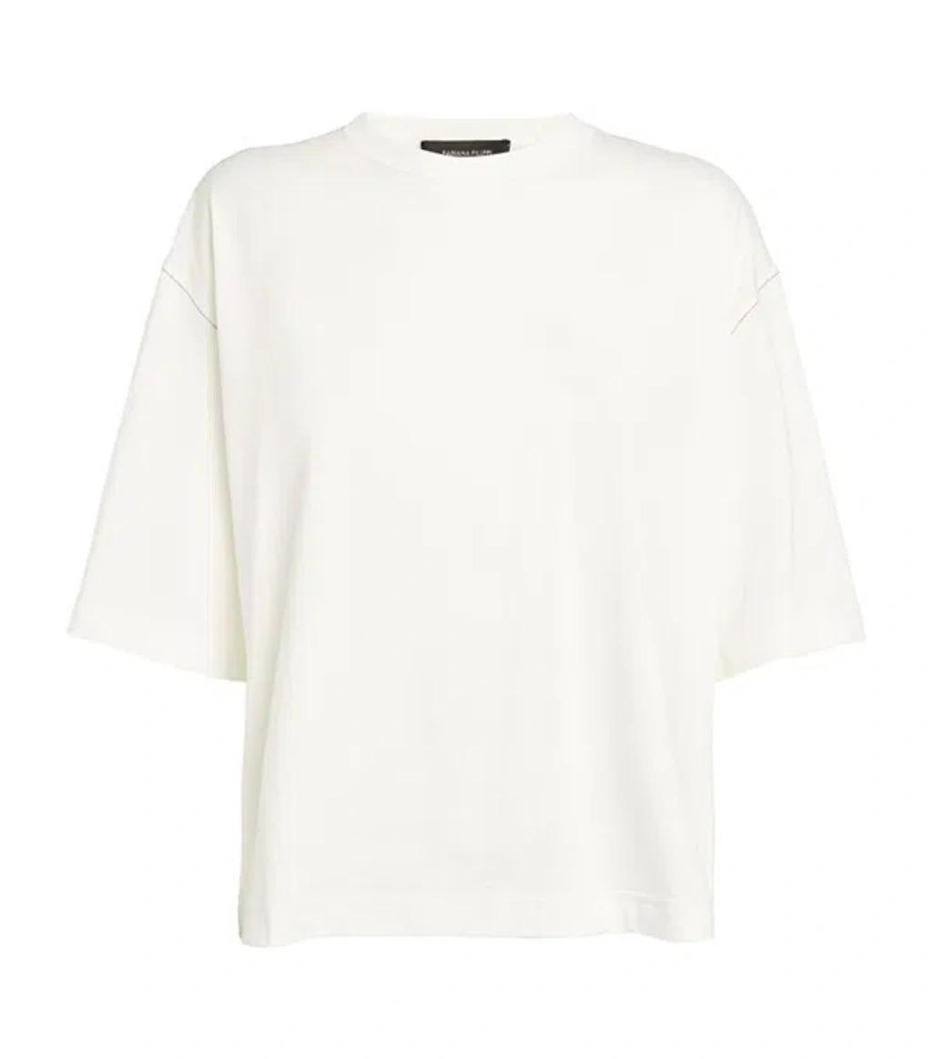 FABIANA FILIPPI Crew-neck T-shirt In Bianco Product Image