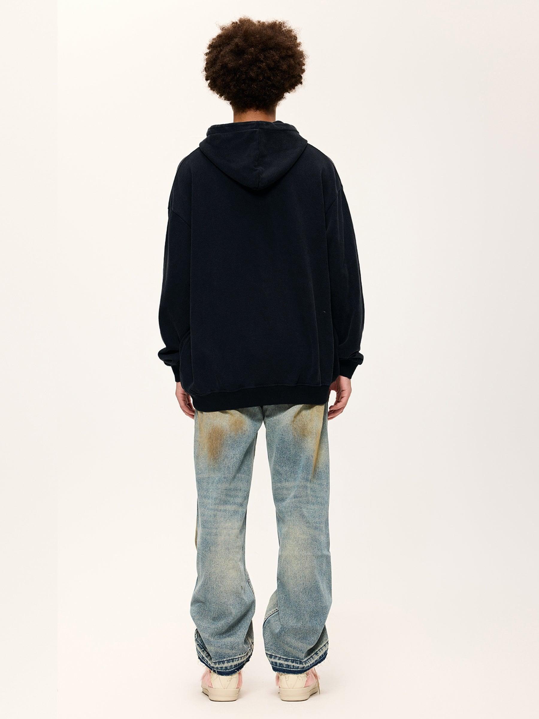 Aelfric Eden Oversized Abstraction Graphic Hoodie Product Image