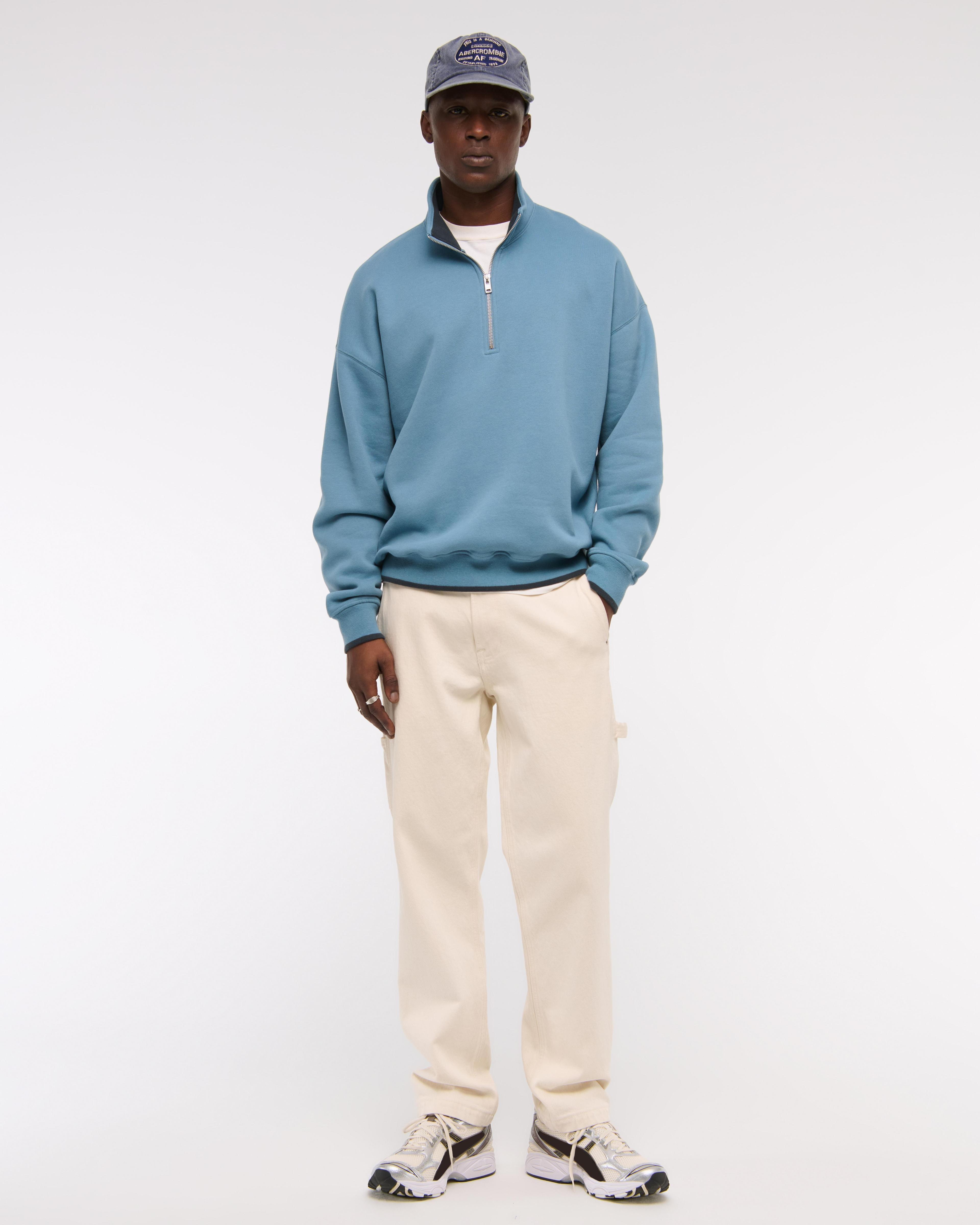 Essential Half-Zip Sweatshirt Product Image