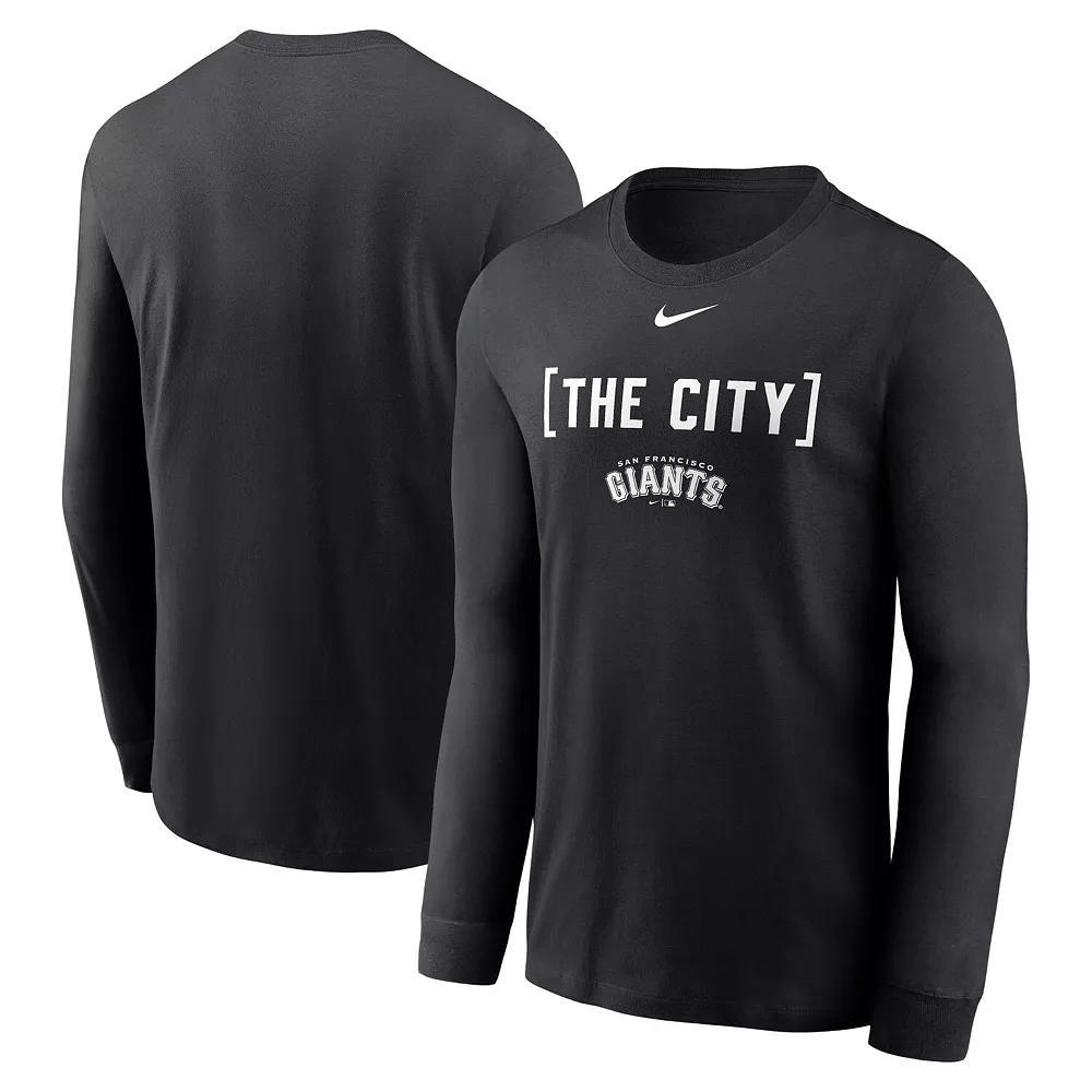San Francisco Giants Fashion Nike Mens MLB Long-Sleeve T-Shirt | NKAC00AGIA-960 Product Image