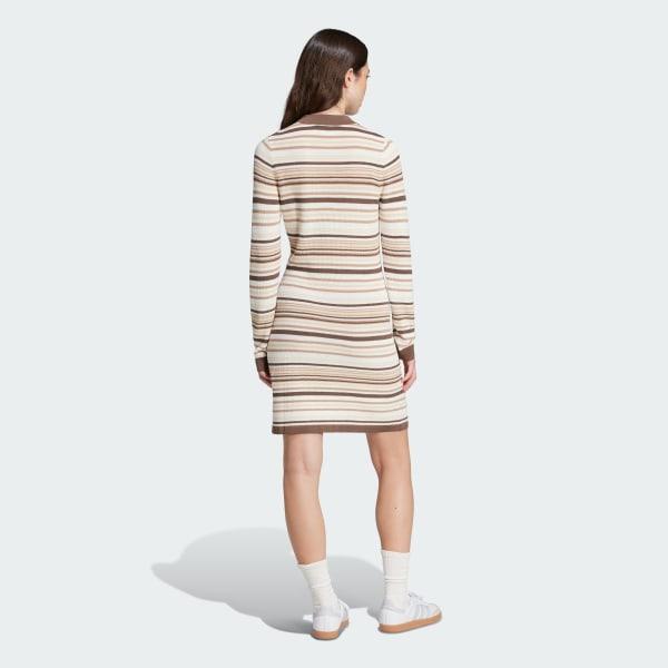 adidas POLO DRESS Earth Strata S Womens Product Image