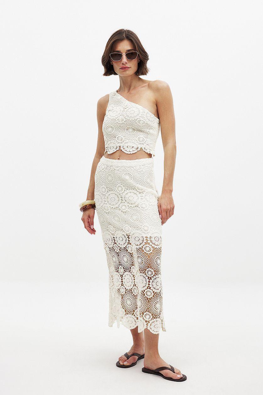 Crochet Midi Skirt Product Image