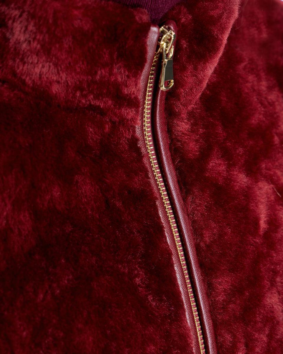 Fitted Shearling Jacket Product Image
