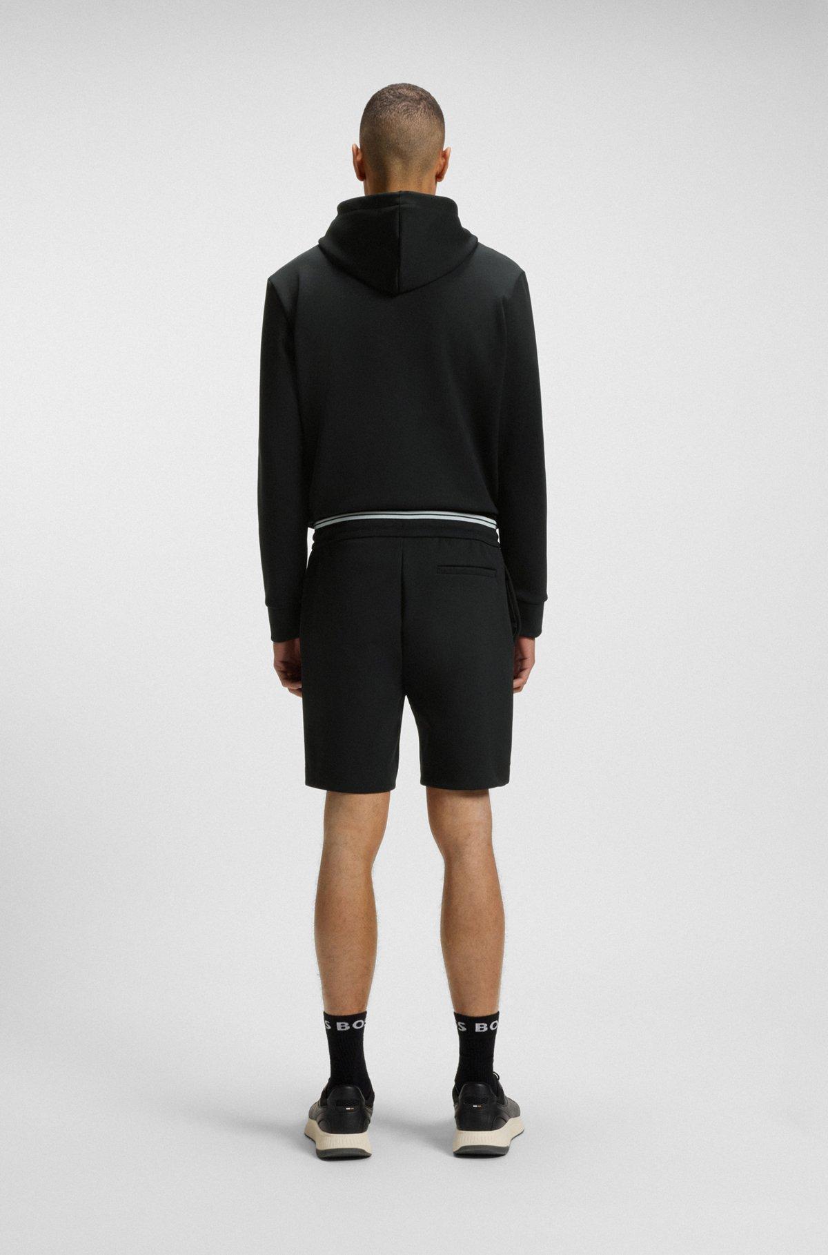 BOSS -  shorts with stripe details - Black Product Image