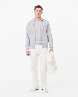 Men's Zip-Up Fleece Hoodie Product Image