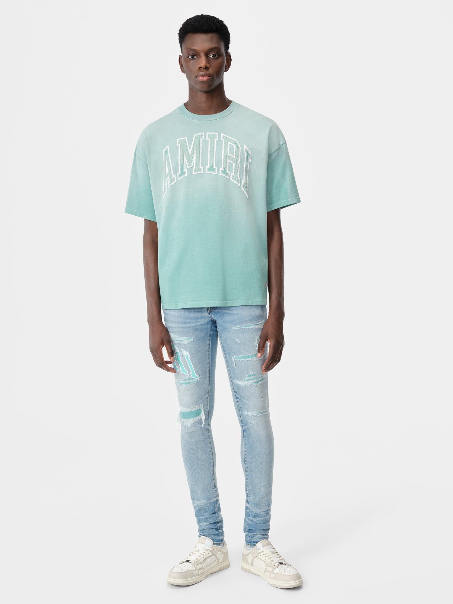 AMIRI VINTAGE OVERSIZED TEE - Sea Blue Male Product Image