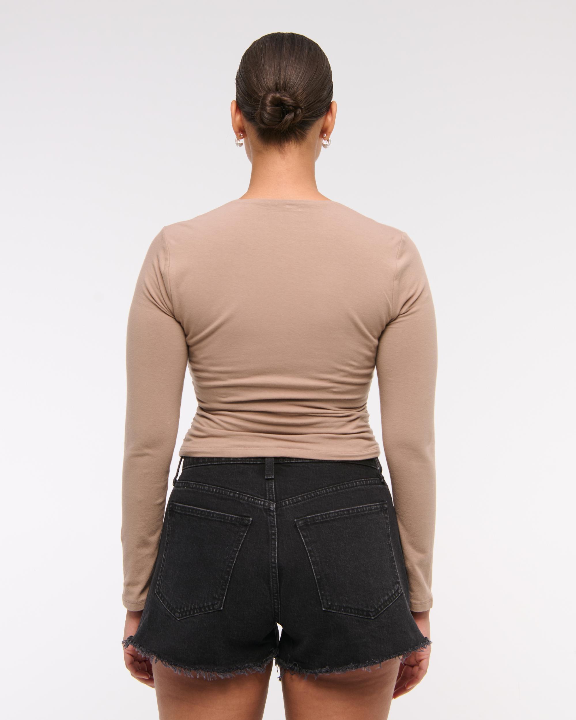 Curve Love High Rise Mom Short Product Image