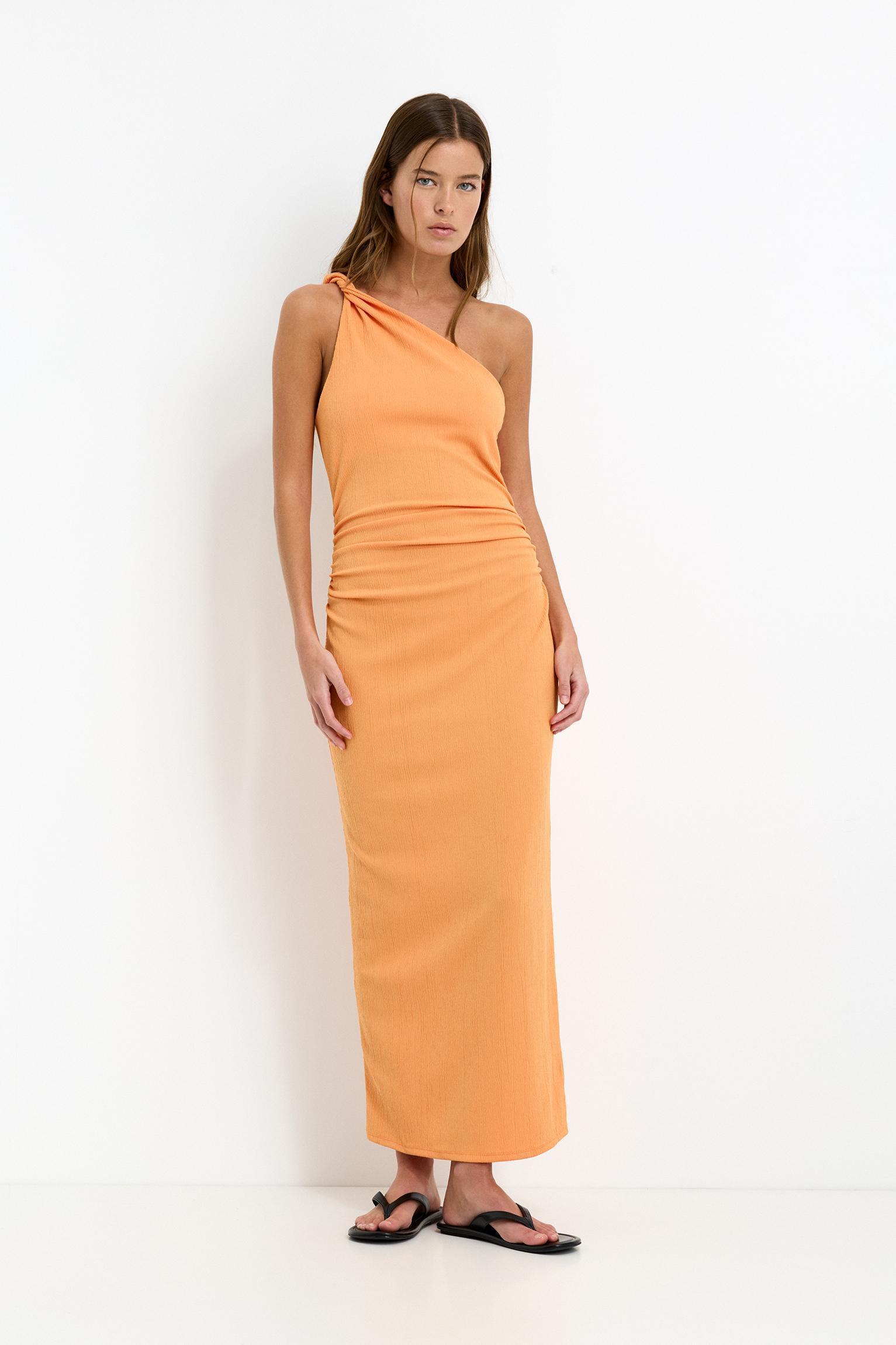 Asymmetric midi dress Product Image