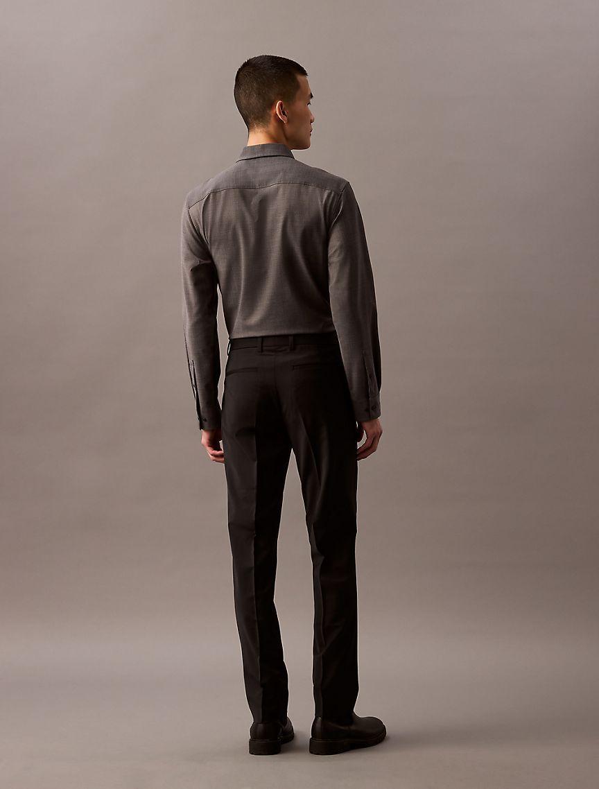 Refined Wool Blend Slim Trouser Product Image