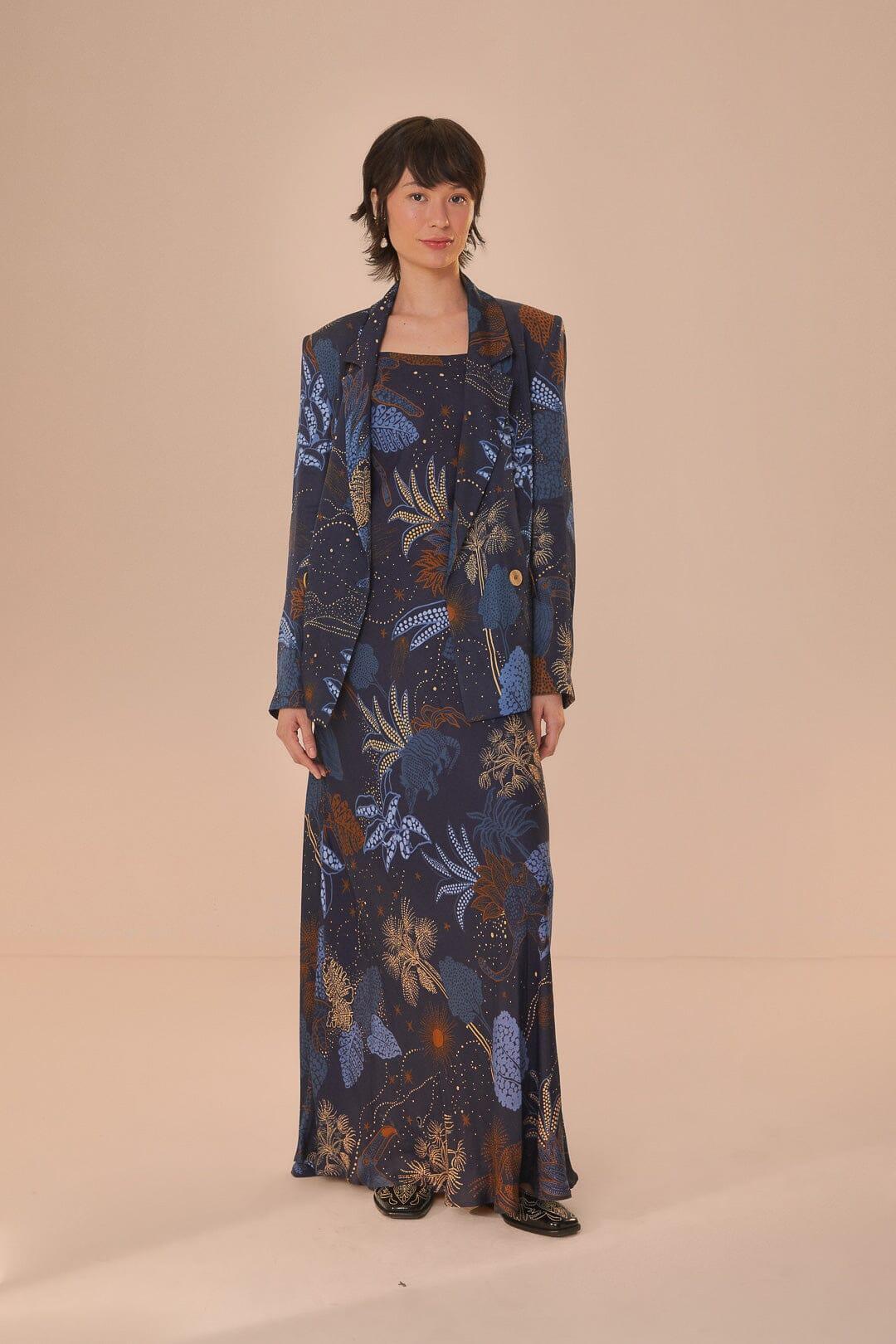 Womens Night Jungle Slip Maxi Dress Product Image