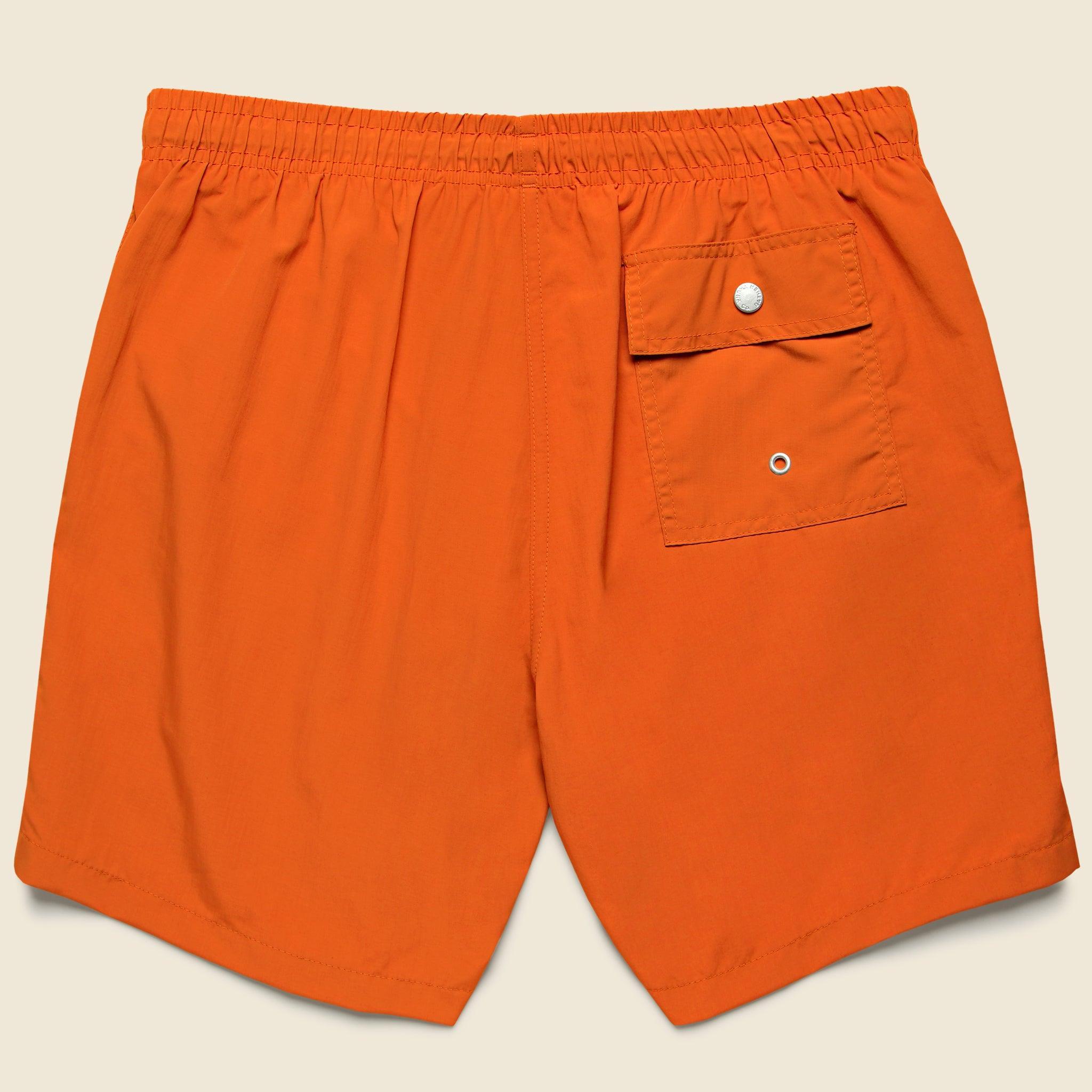 5.5" Solid Swim Trunks - Orange Product Image