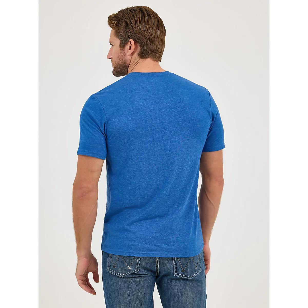 Men's Wrangler Americana Flag Logo T-Shirt in Royal Product Image