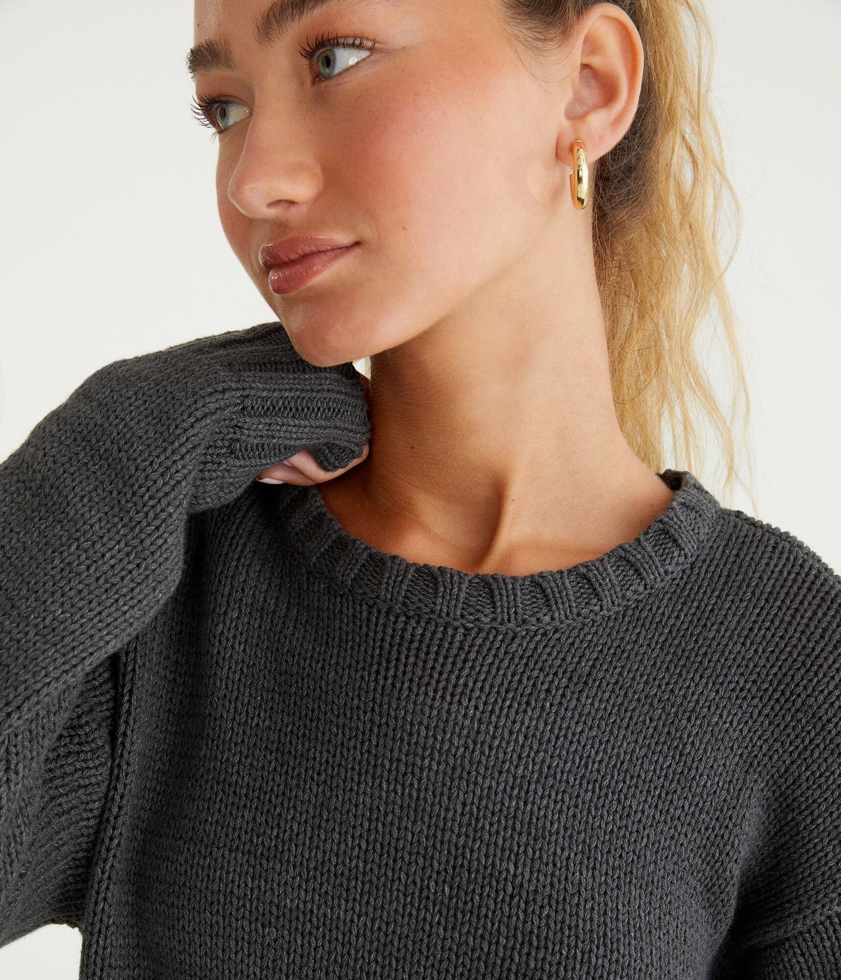 Oversized Crew Sweater Product Image