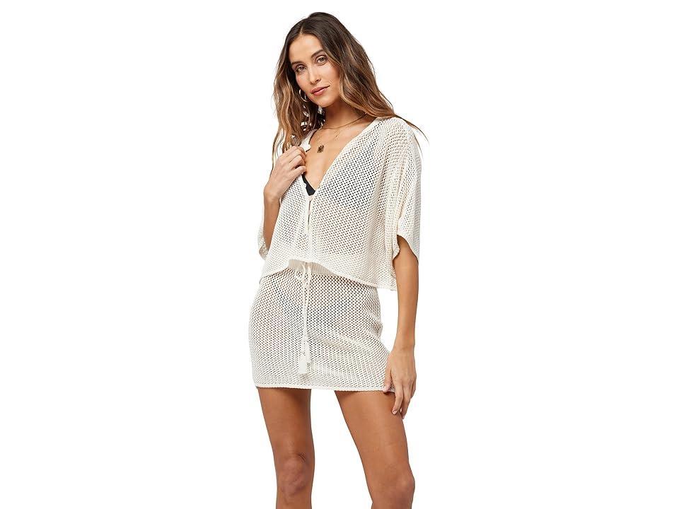 L*Space Coast Is Clear Cotton Crochet Swim Cover-Up Top Product Image