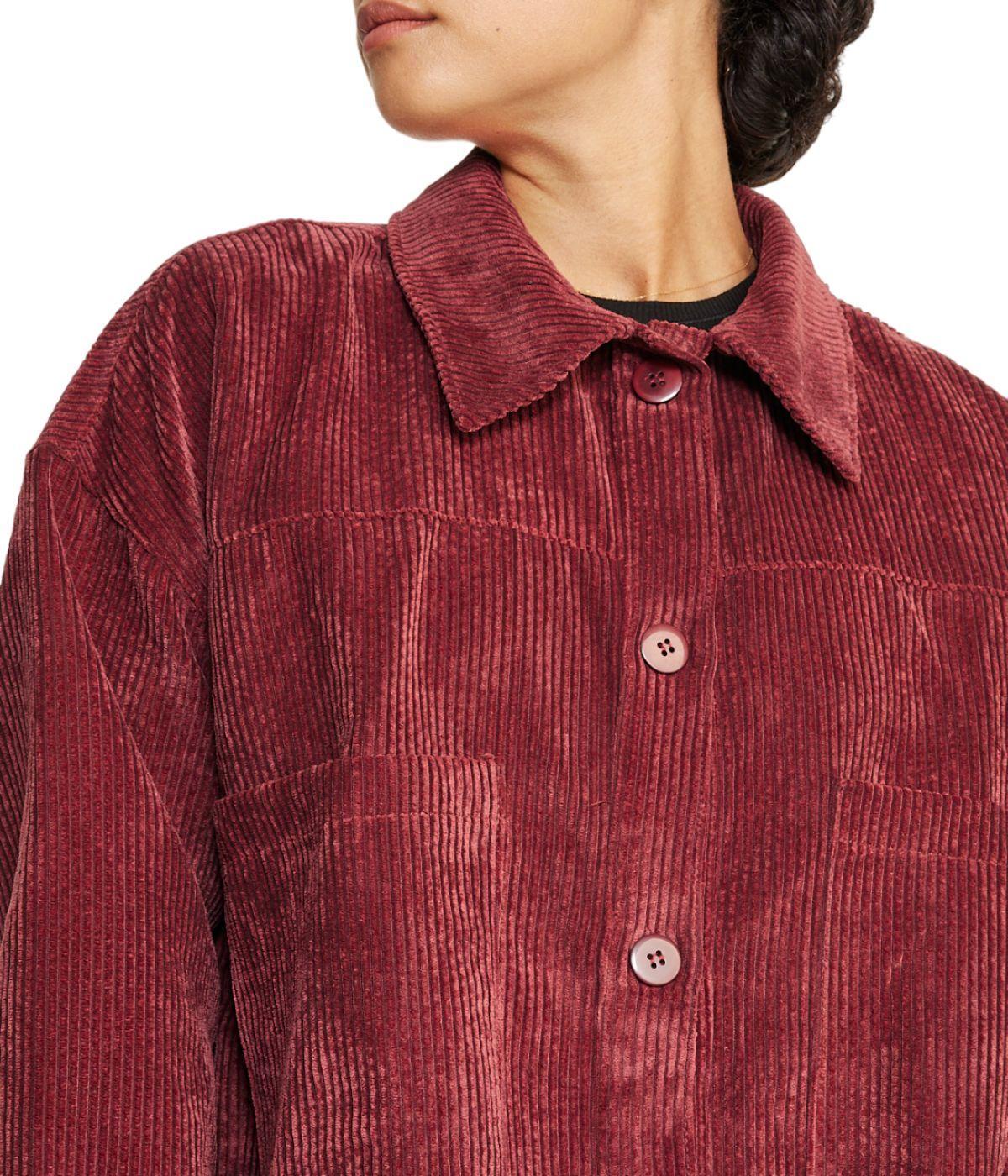 Velvet Corduroy Shacket Product Image