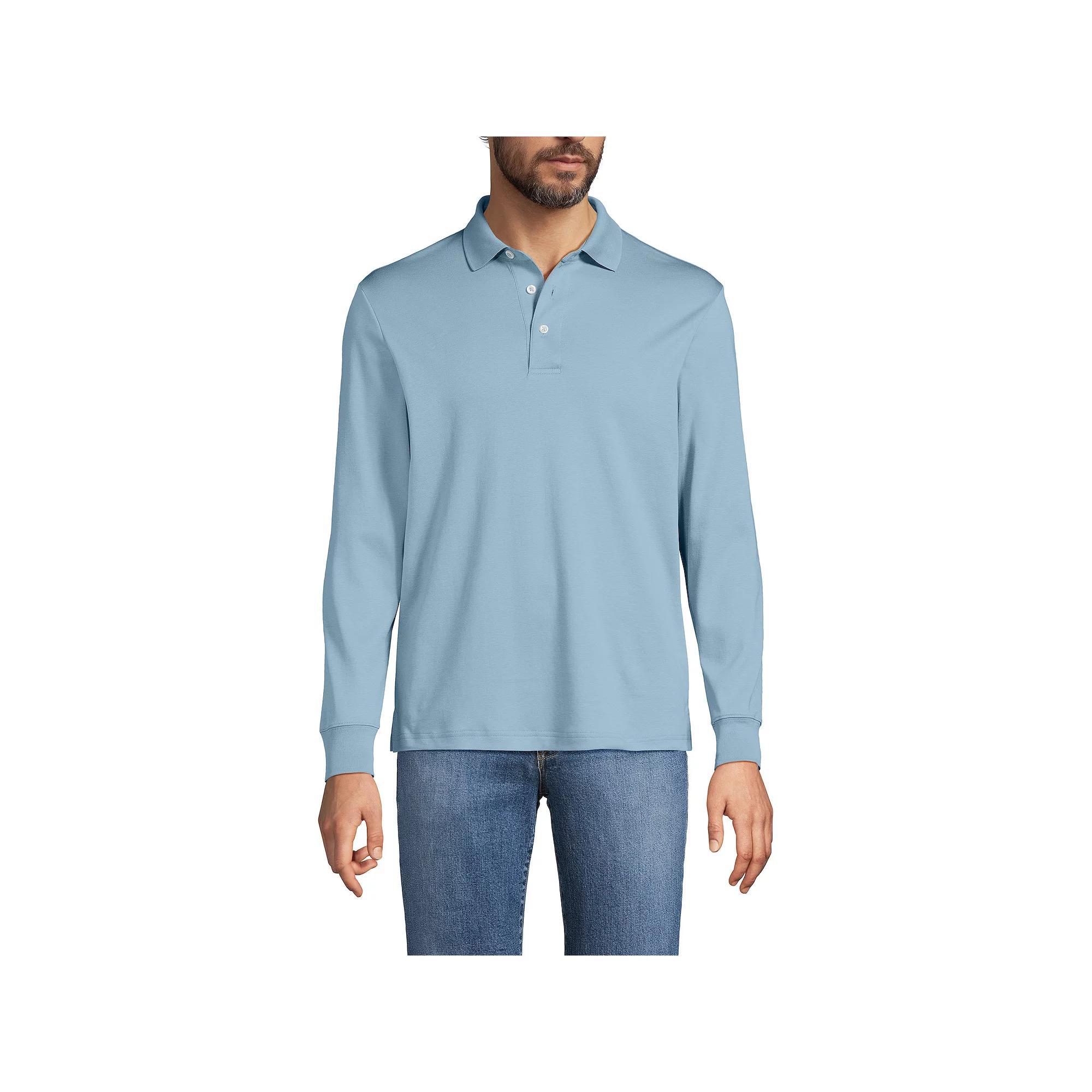 Men's Lands' End Soft Supima Polo,  Product Image