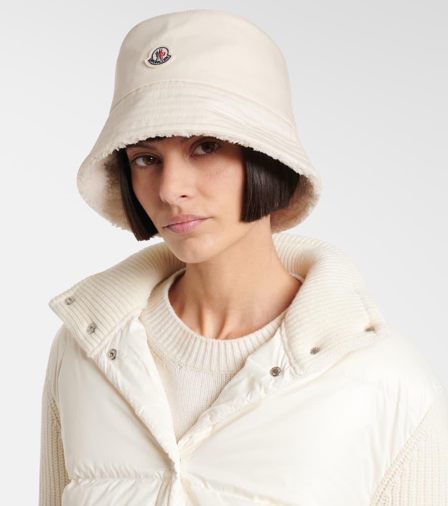 MONCLER Bucket Hat In White Product Image