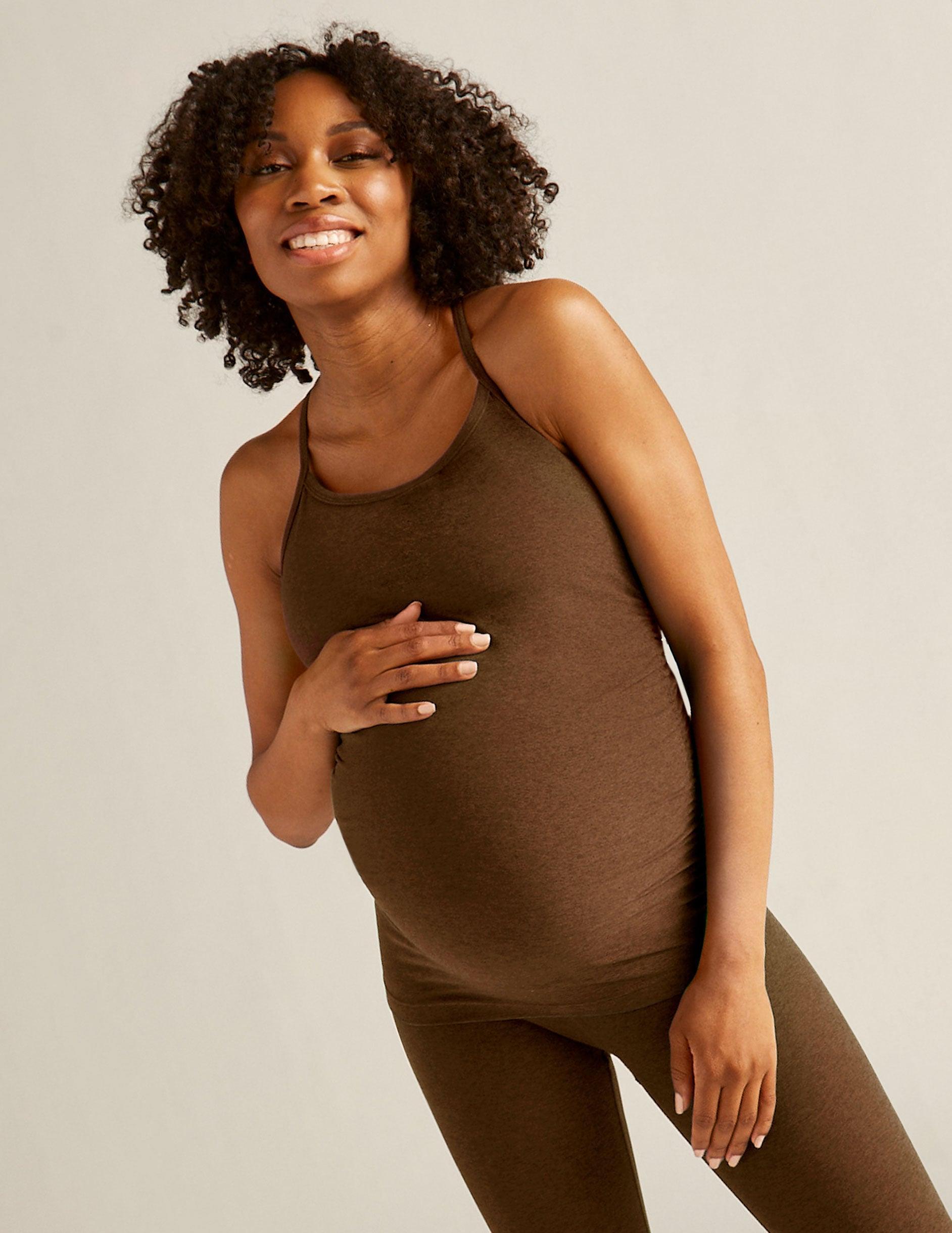 Spacedye Keep Your Cool Maternity Slim Racerback Tank Product Image